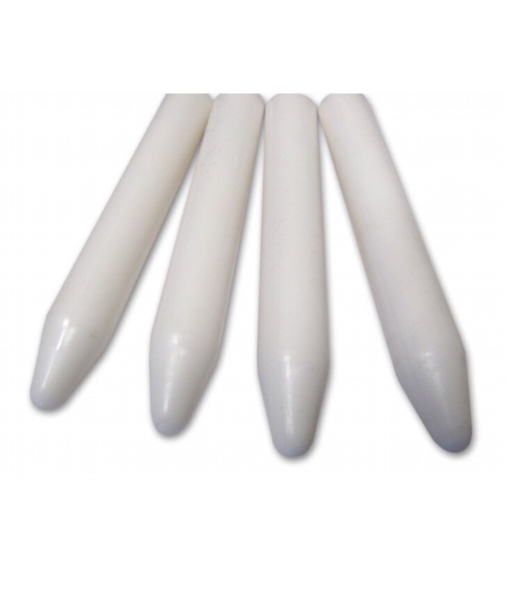 Paintless Dent Repair WHITE DELRIN TAP DOWNS (4 Pack)