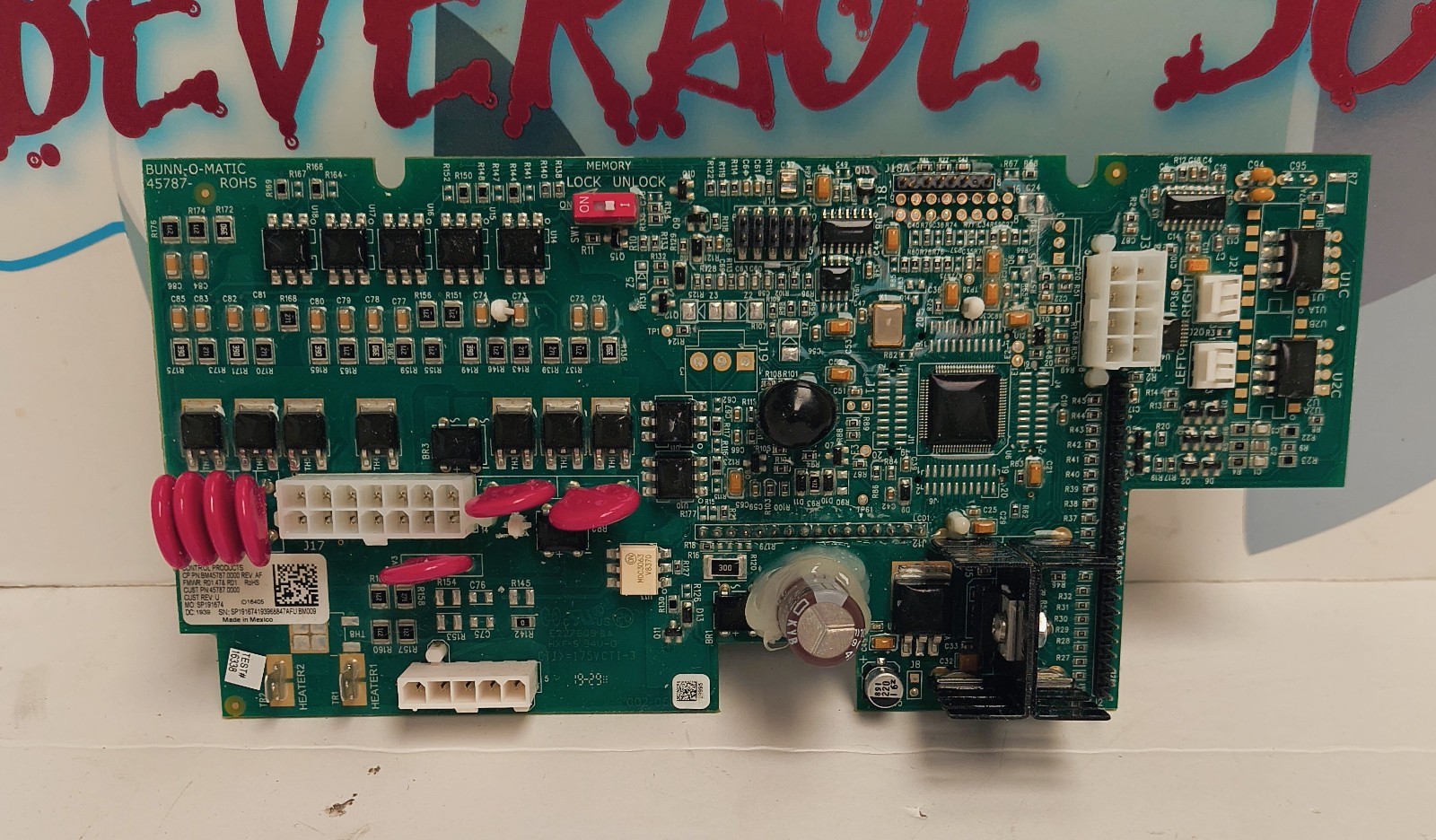 1 New Bunn 45787.1072 Control Board, For IC3-DBC