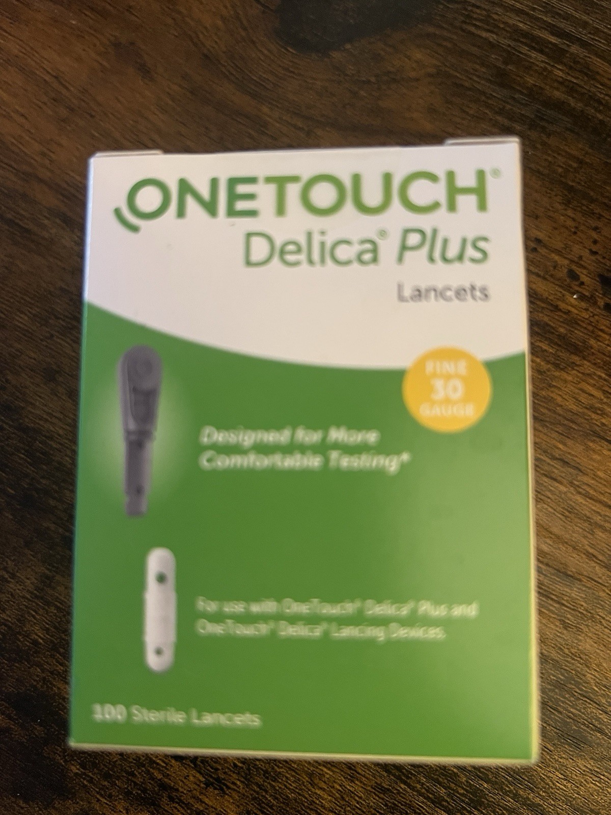 OneTouch Delica Plus 30g Blood Lancets 100 Units
