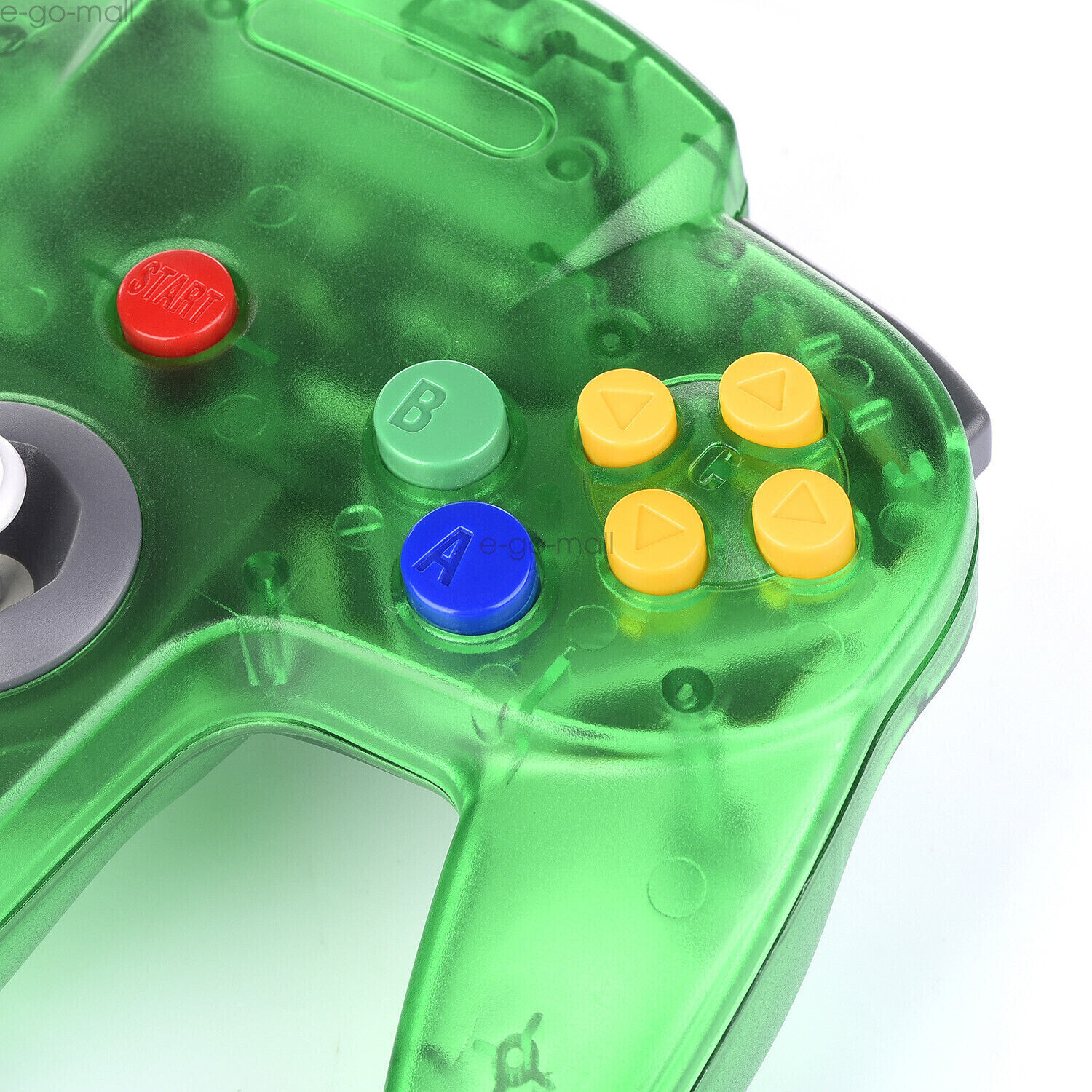 Wired N64 Controller Joystick Gamepad for Nintendo 64 System Video Game Green