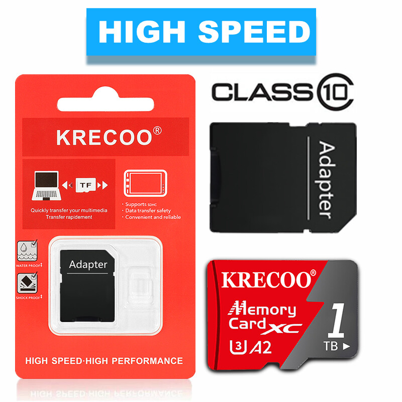 Micro SD Card Ultra Memory 128GB 256GB 1TB TF for Phone Tablet Security