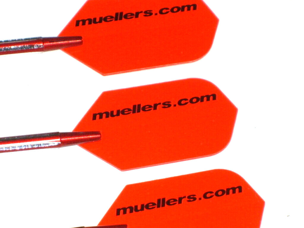Soft Tip Darts Used, 10 Gram Brass with New Aluminum Shafts and Flights #2941