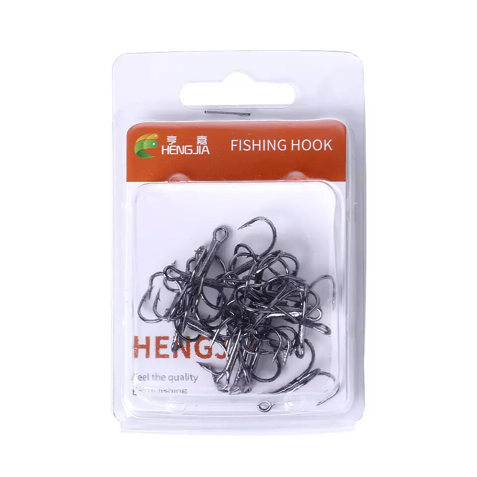 Hengjia #2 Treble Fishing Hooks 20 pcs FREE Shipping