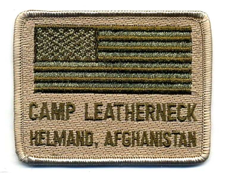 NATO ISAF JOINT SP OPS TASK FORCE JSOTF-A vêlkrö PATCH: US FLAG@CAMP LEATHERNECK