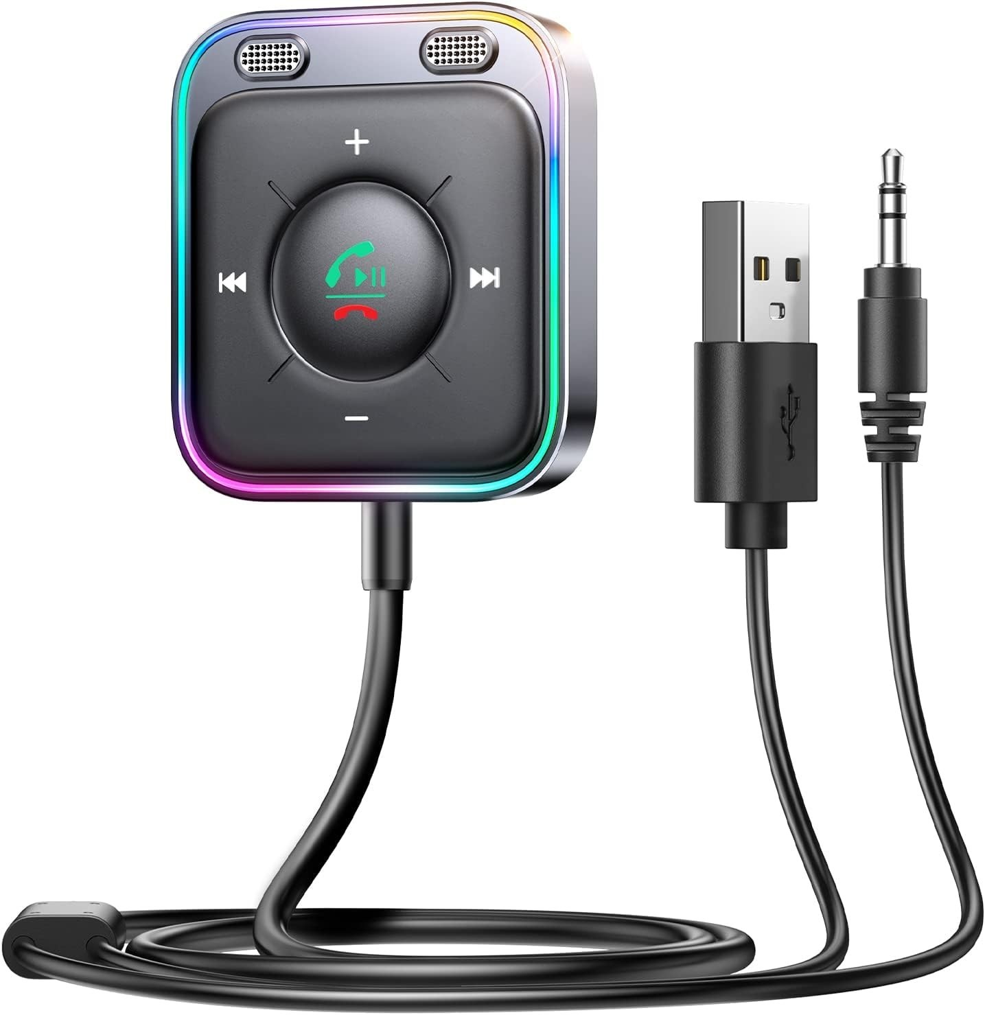 Receptor Bluetooth del adaptador auxiliar del coche de Bluetooth 5.4 para la mús