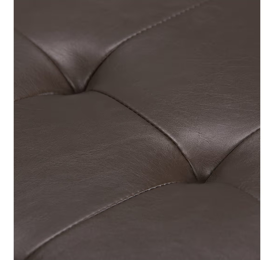SIMPLIHOME Cosmopolitan 44 inch Wide Transitional Rectangle Storage Ottoman...