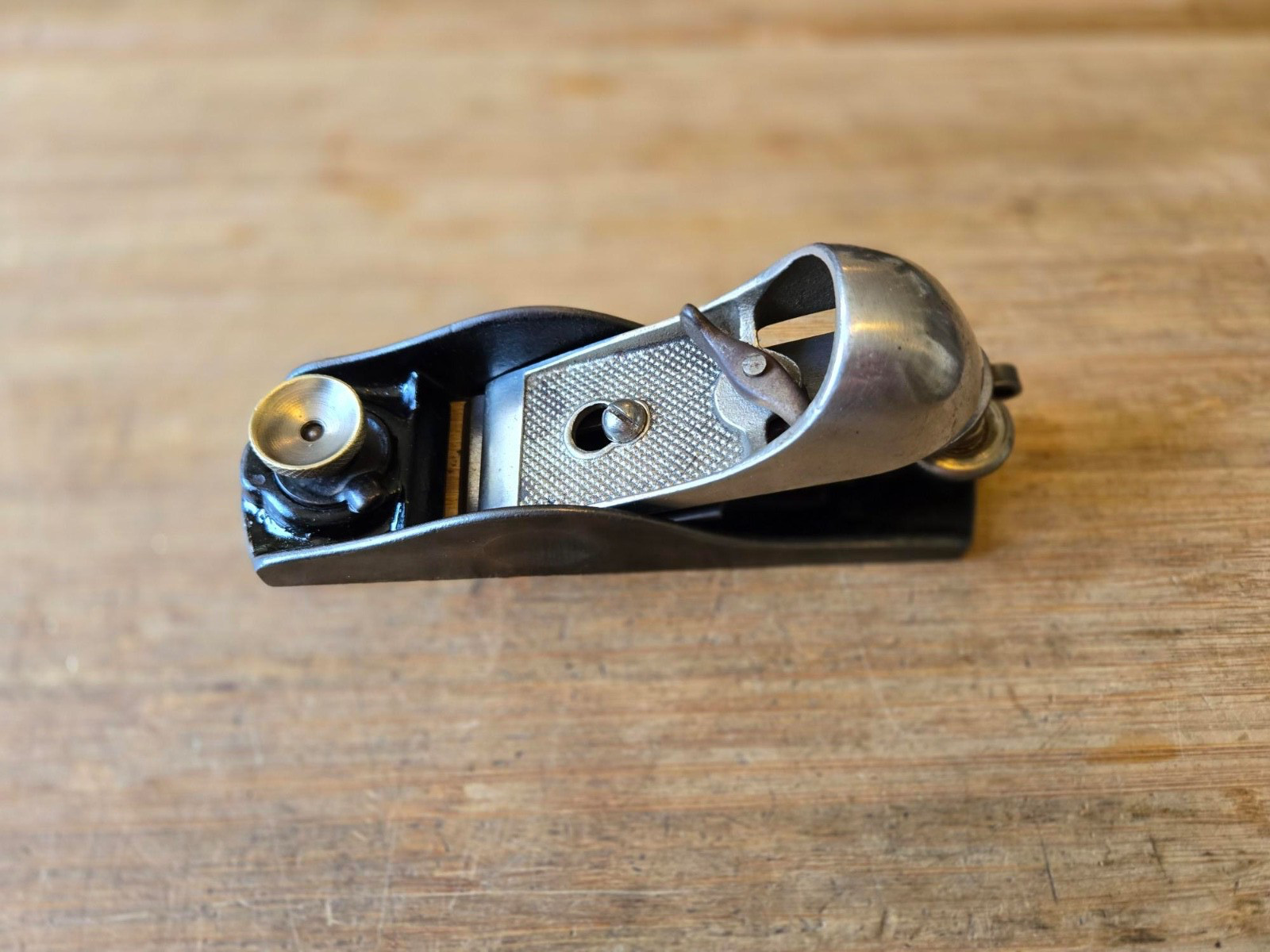Vintage Craftsman  Block Plane * SARGENT  Made? Consolidated Tool Works Iron*