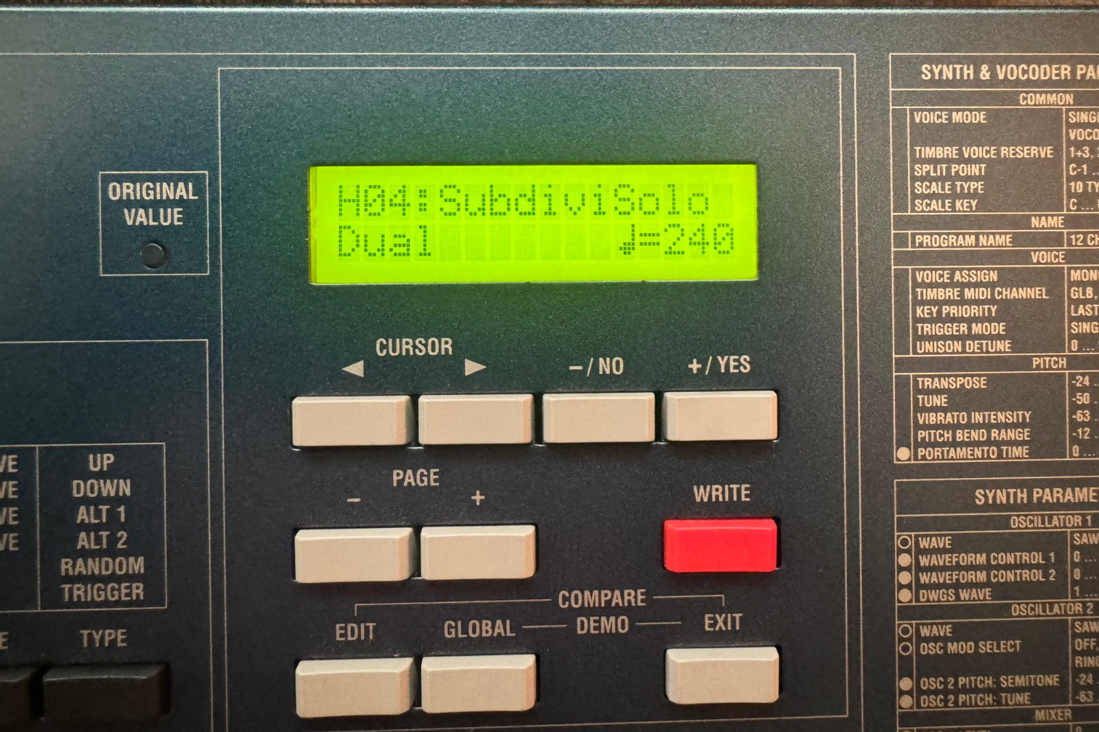 KORG MS2000 Virtual Analog Modeling Synthesizer with Original Power Supply