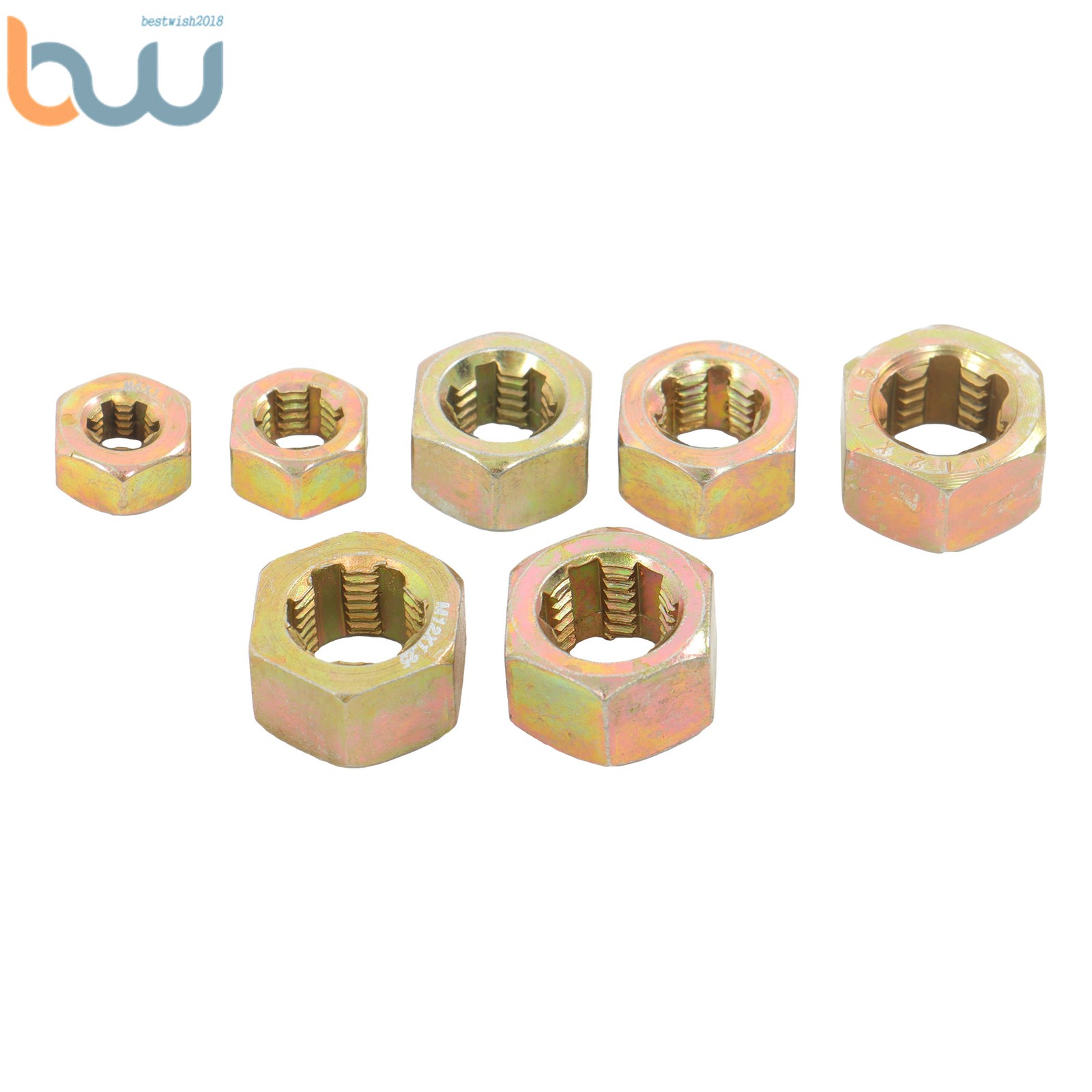 15-Piece M6 M8 M10 M12 Thread Restorer Tool Thread Ret Metric Thread Chaser Set