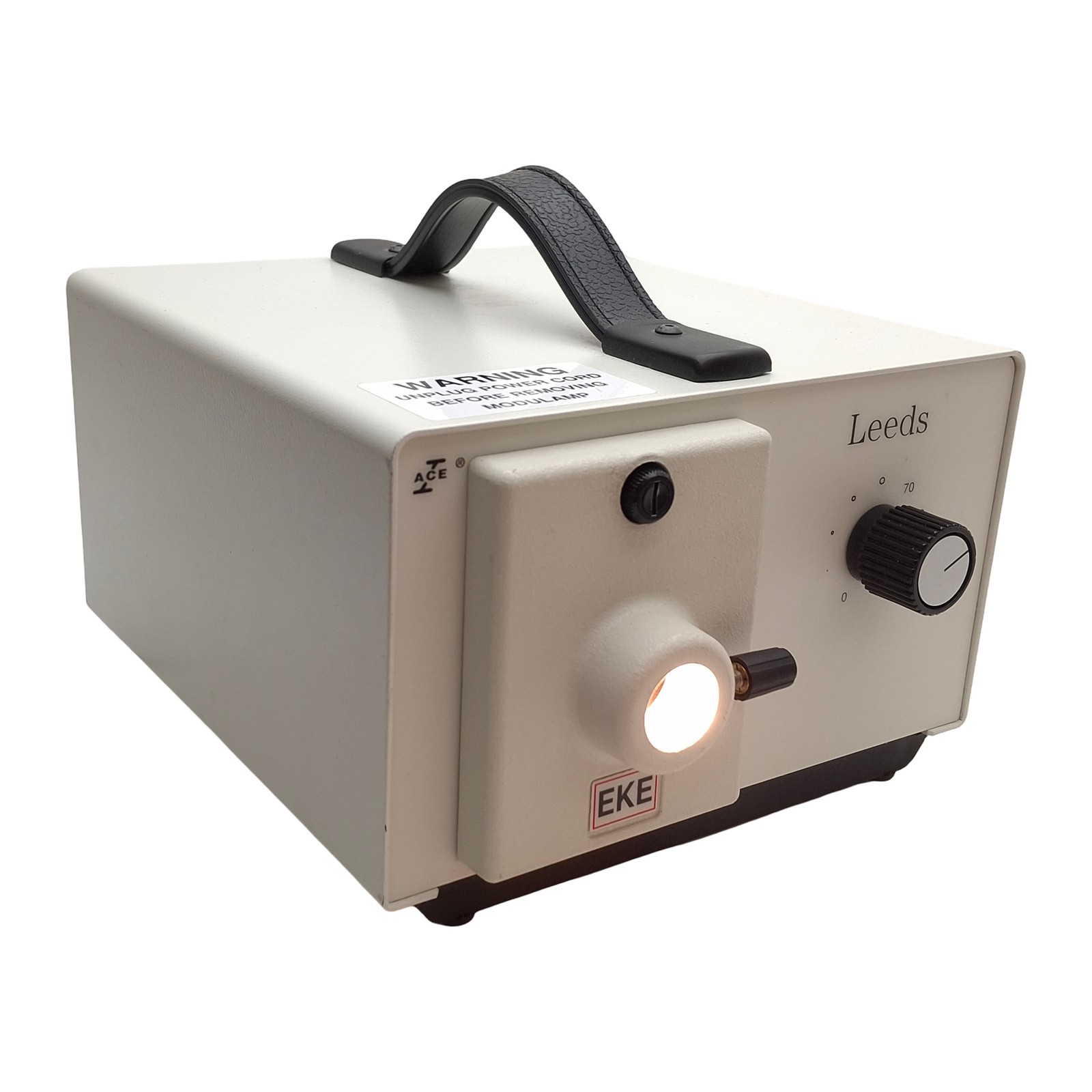 Leeds 20500.2/14 Fiber Optic Light Source Illuminator EKE Lamp, 150W, 115-120VAC