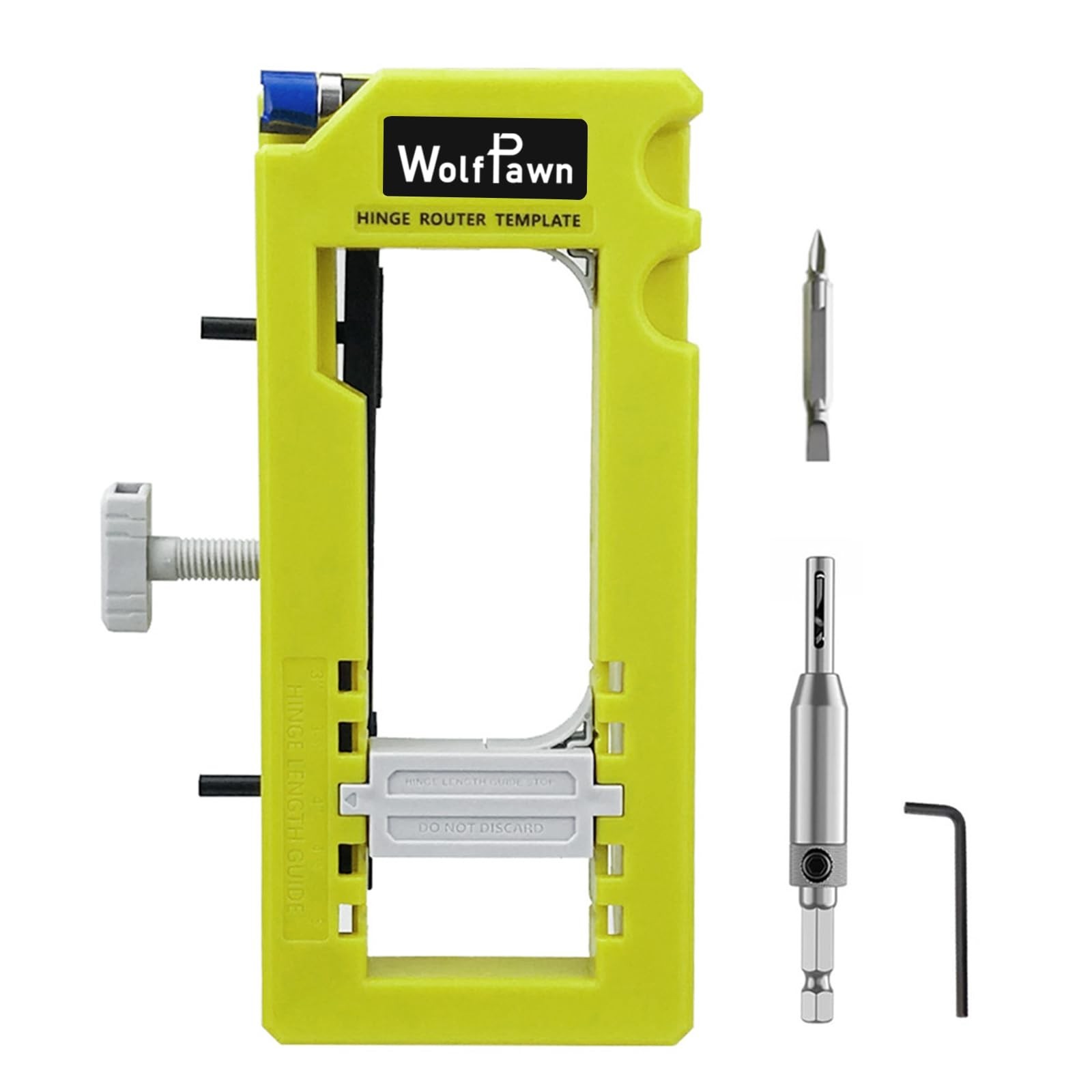 Door Hinge Jig, Door Hinge Router Template, Adjustable Door Mortise Jig Fits ...