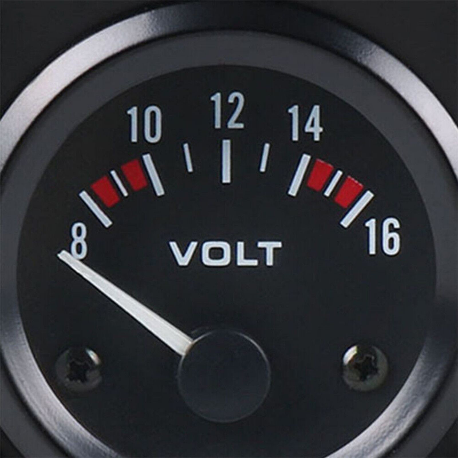 2" 52mm Universal LED Voltmeter Voltage Gauge Panel Meter For 12V Car Motorcycle