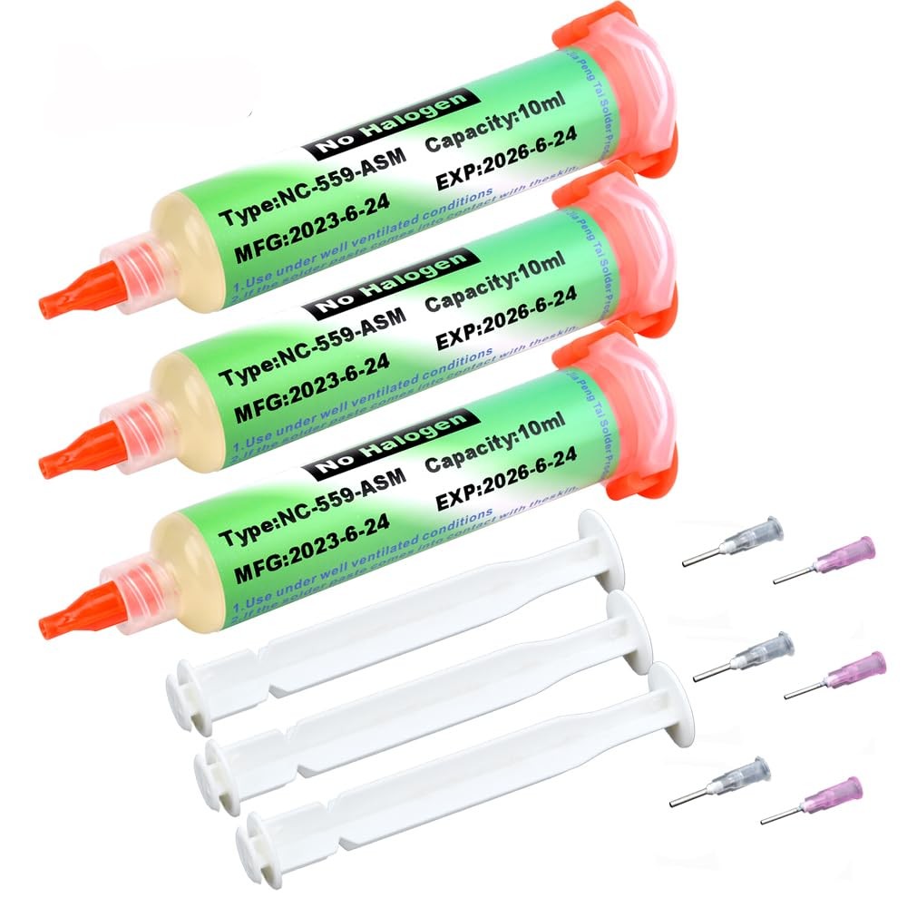 Solder Flux,559 No Clean Soldering Flux Paste,Lead Free Rosin Flux,10cc...