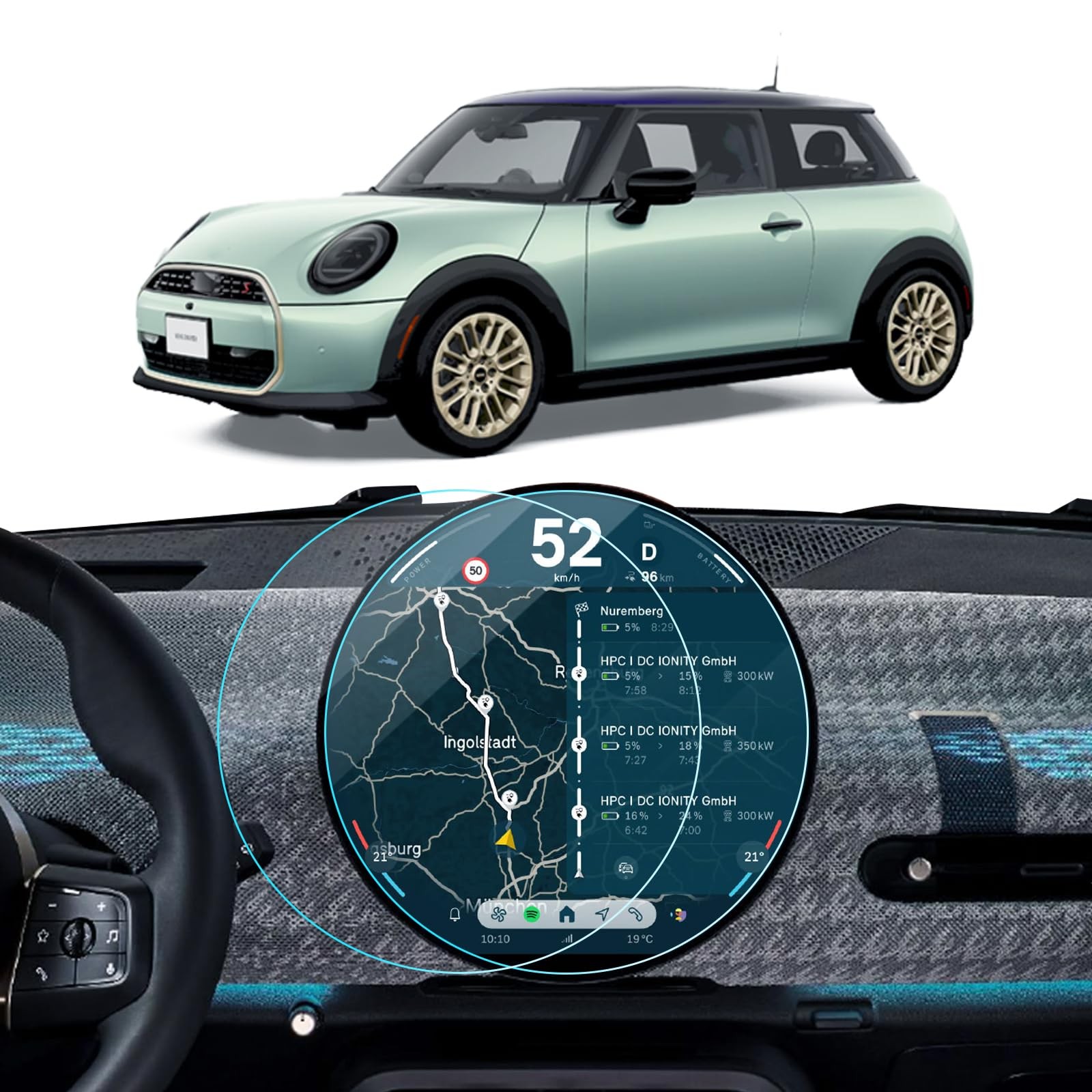 LANTU 2026 Mini Cooper Screen Protector for 2024 2025 2026