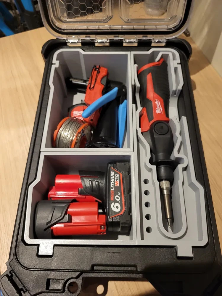 M12 Soldering Iron Compact packout insert