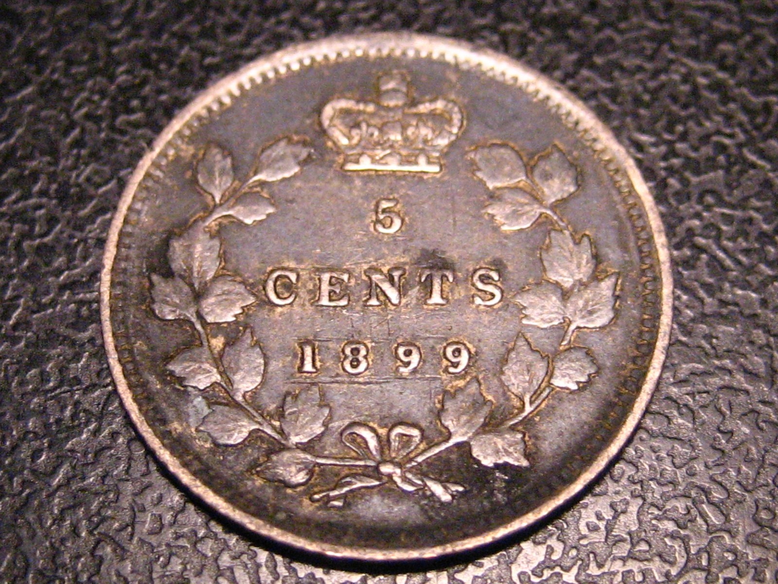 1899 Canadian 5 Cent Silver #2