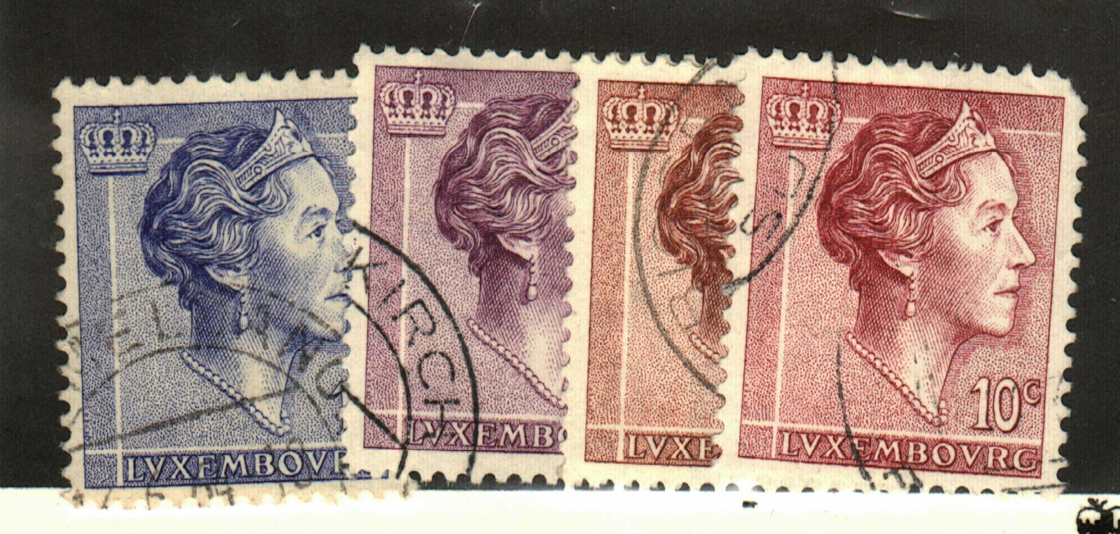 Luxembourg #362, 366, 369, 372 used