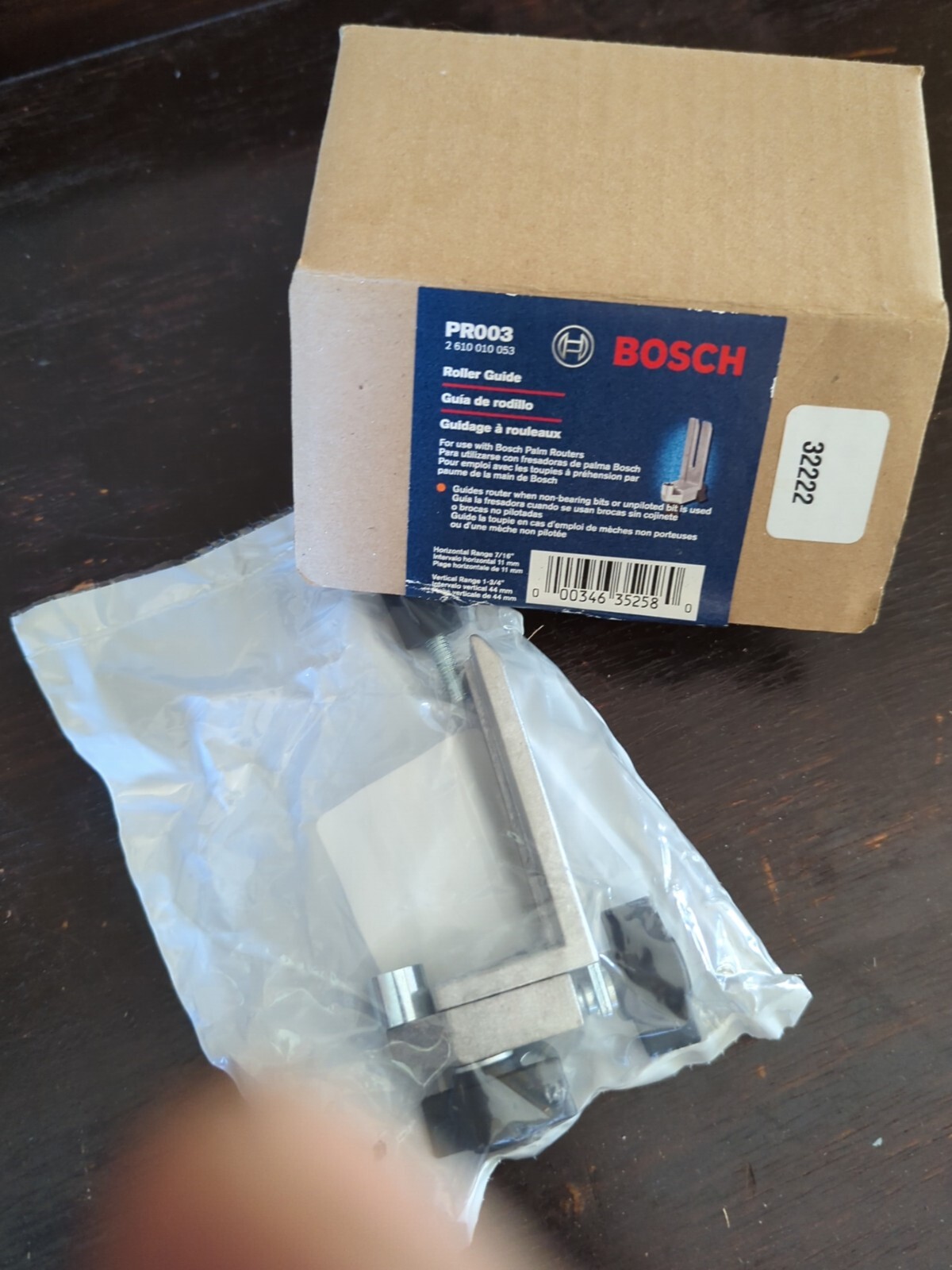 BOSCH PR003 ROLLER GUIDE FOR PALM ROUTER NEW