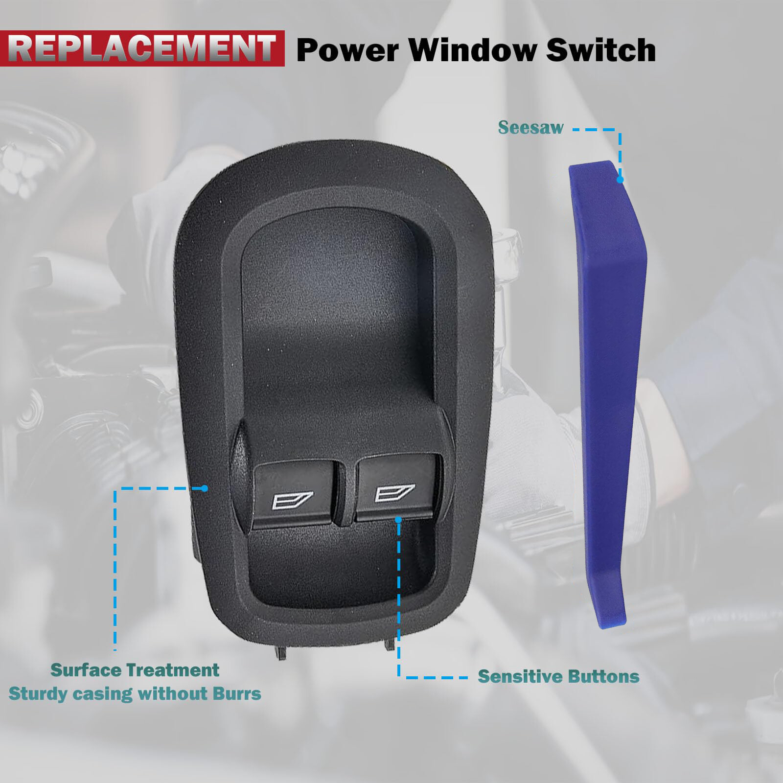 Window Switch Control for 2014 2015 2016 2017 2018 2019 Ford Transit MK8 Custom