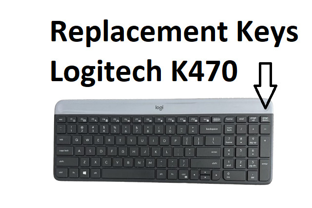 Logitech MK470 Keys K470 Pebble Combo Keyboard Replacement Key Button Part Keys