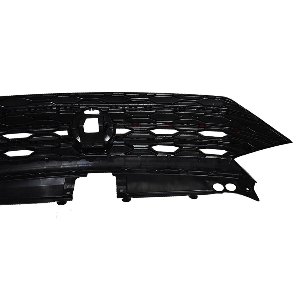 Front Bumper Upper Grille For Volkswagen Jetta MK7 2019-2020 Red+Black Plastic