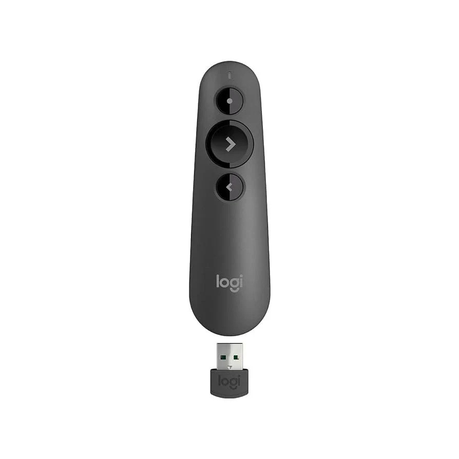 Logitech - R500s Presenter Bluetooth and USB Remote Control - Graphite MR