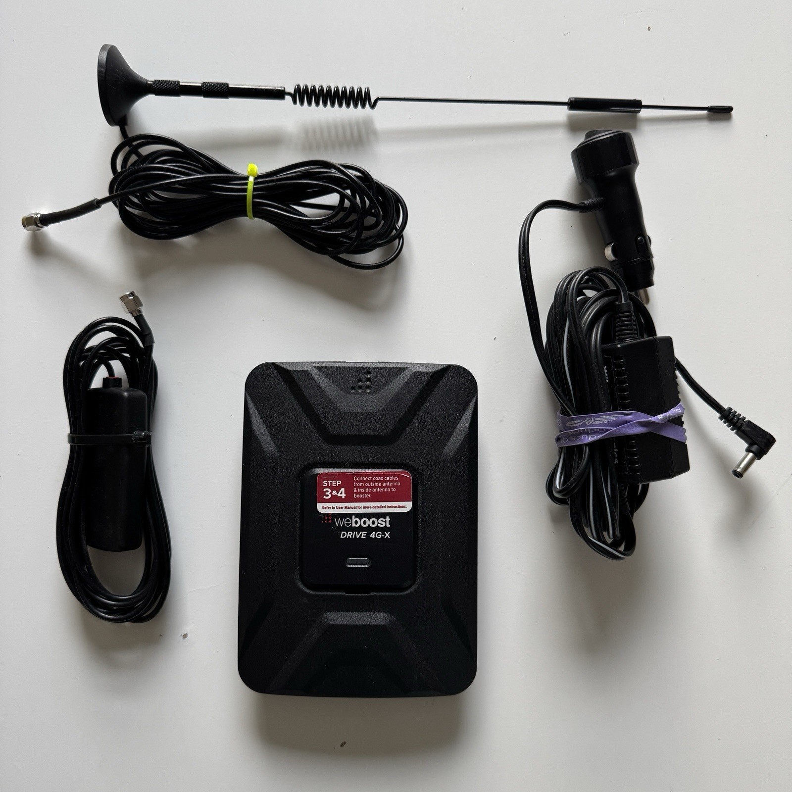 WeBoost  Drive 4G-X Cell Phone Signal Booster Kit For Cars Trucks RVs 470510