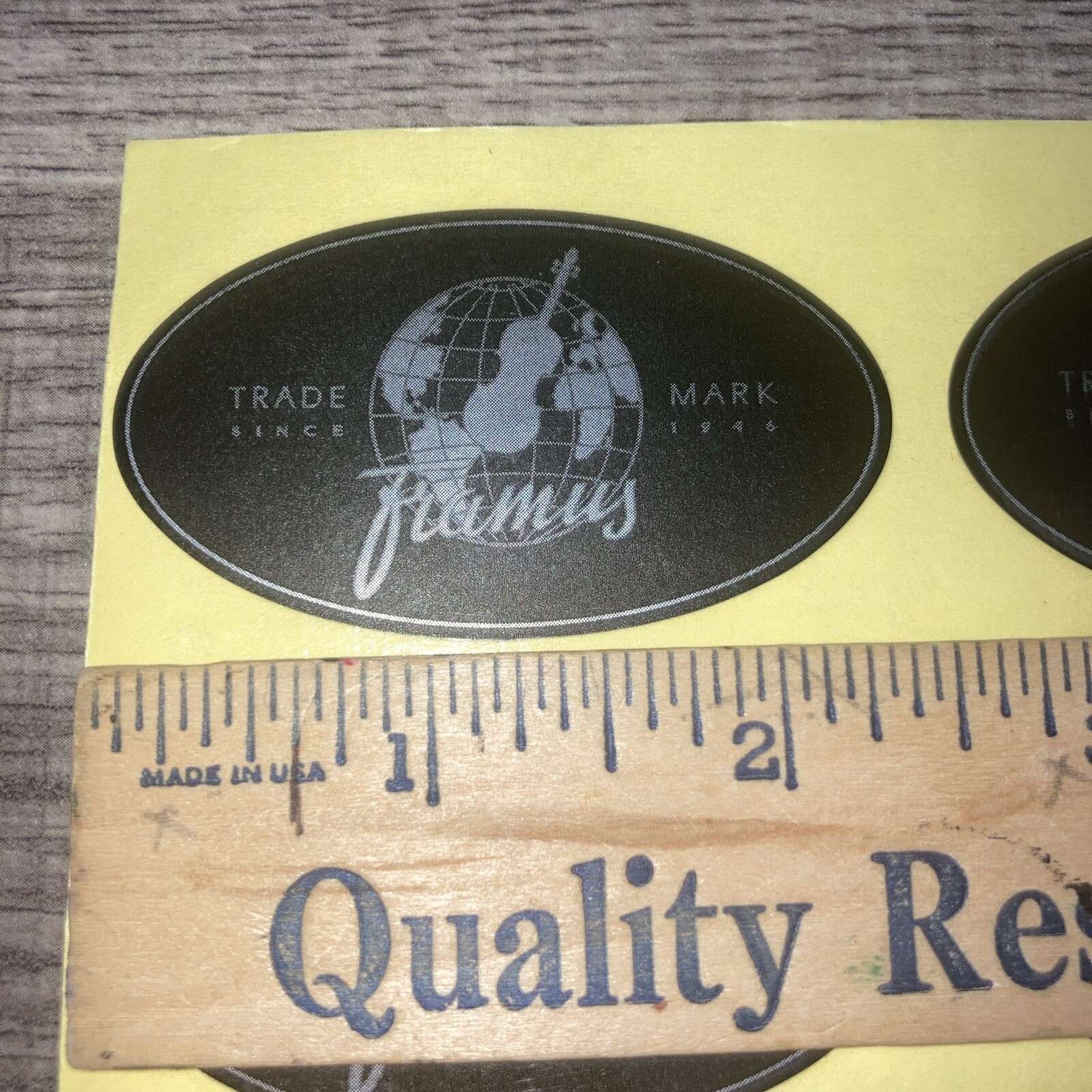 6 New Old Stock Framus Guitar Sound Hole Labels