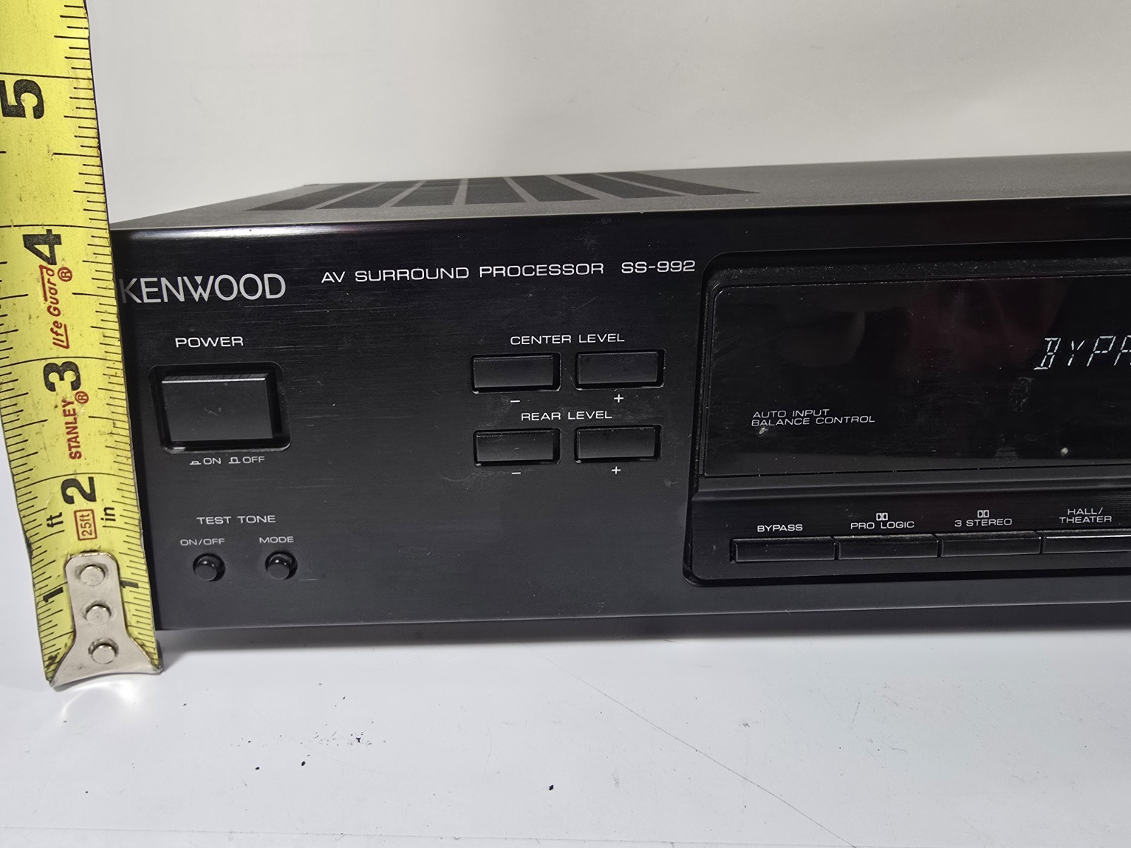 Kenwood SS-992 AV Surround Processor - tested Works Missing Foot