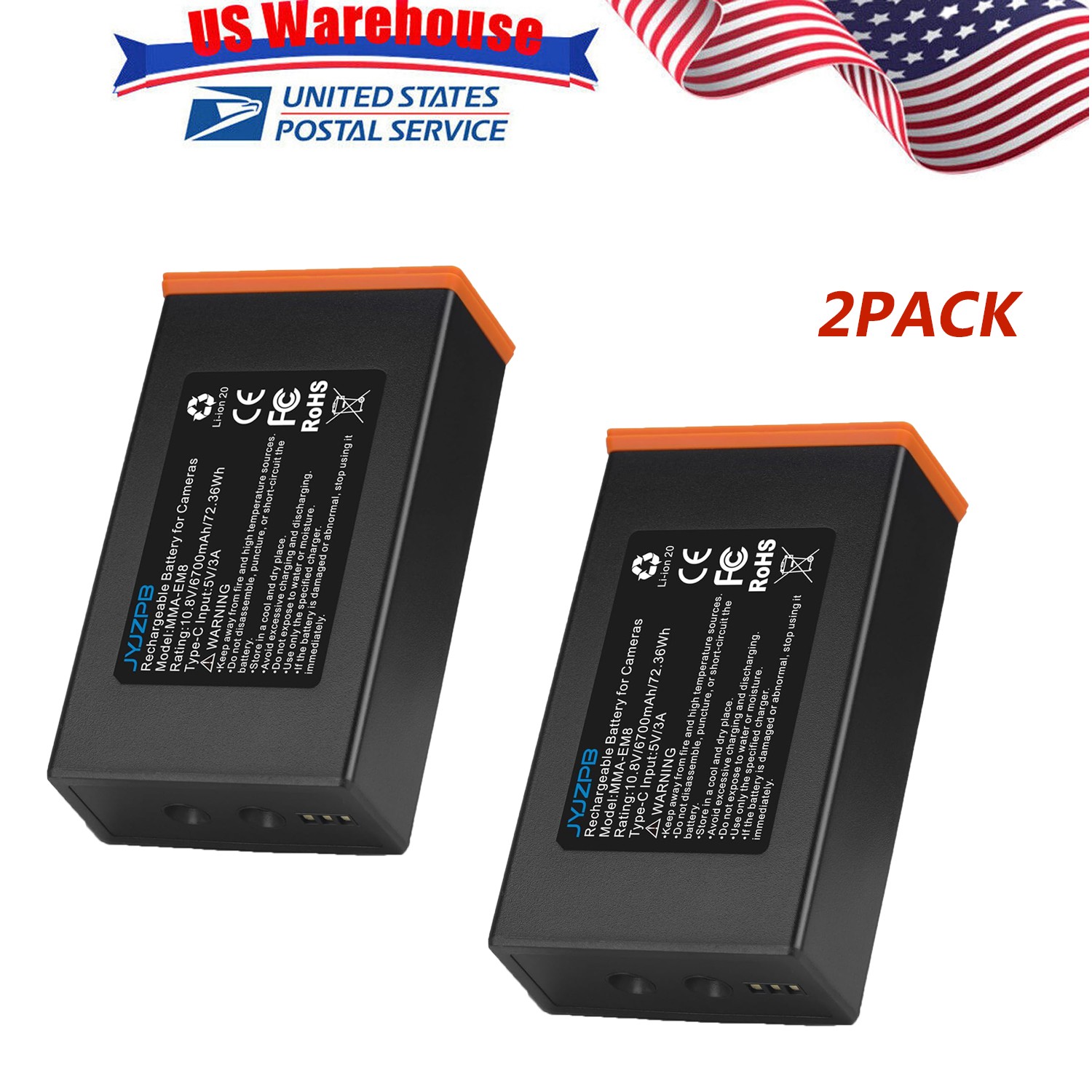2X For Moultrie Edge Battery Rechargeable Lithium-Ion Battery Pack for Moultr