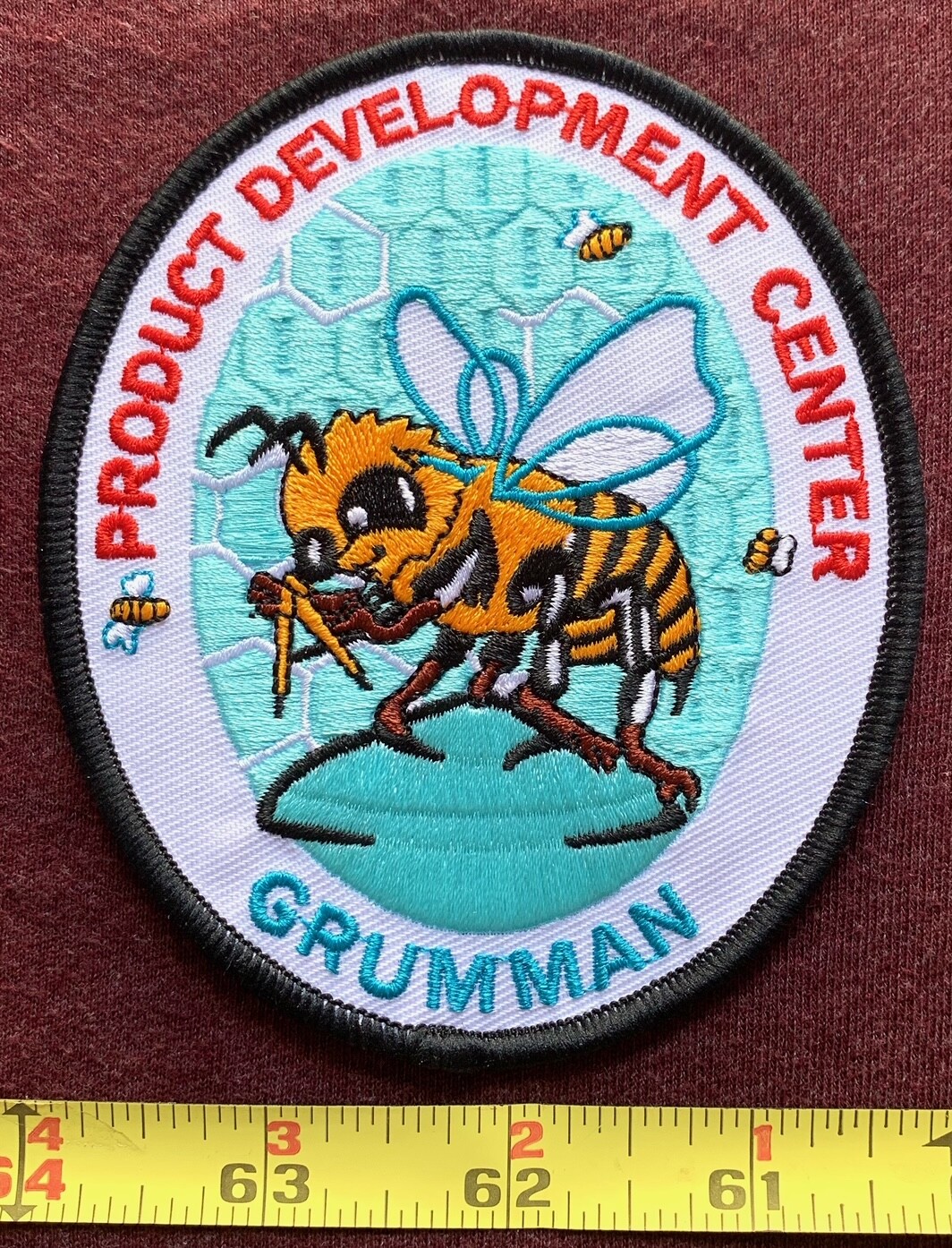NORTHROP NASA PRODUCT DEVELOPMENT CENTER USAF GRUMMAN IRON ON COLLECTORS PATCH