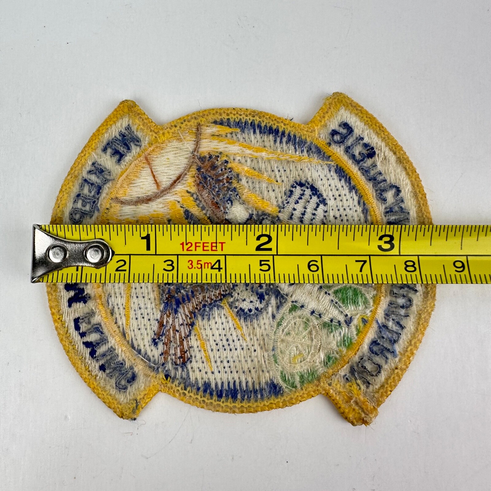 We Keep Them Flying 913th Cam Squadron Patch Eagle on Hand 2.5" x 3.25"