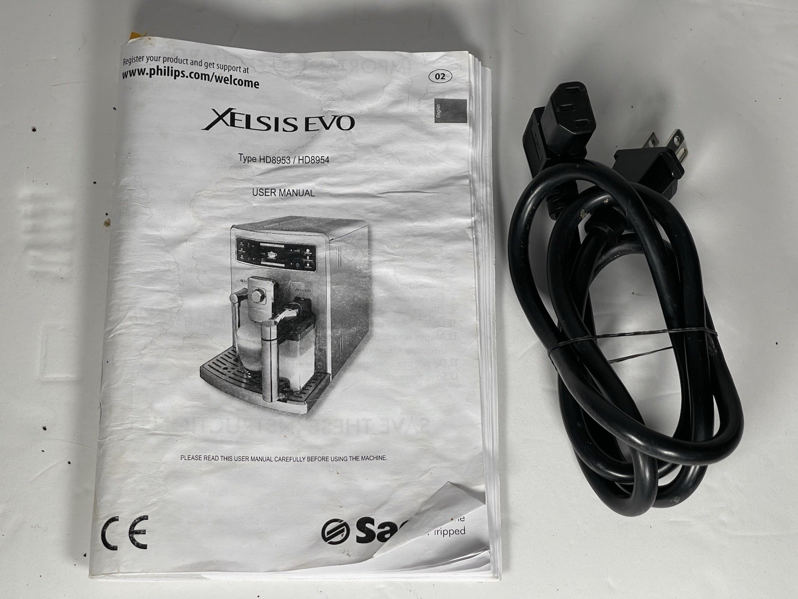 Saeco Xelsis EVO HD8954 Super Automatic Espresso Machine READ