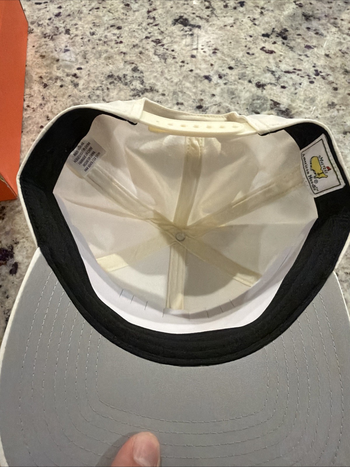 RARE New 2026 Masters Adjustable Hat Azalea "M" Logo Tech NWT - Ivory - sold out