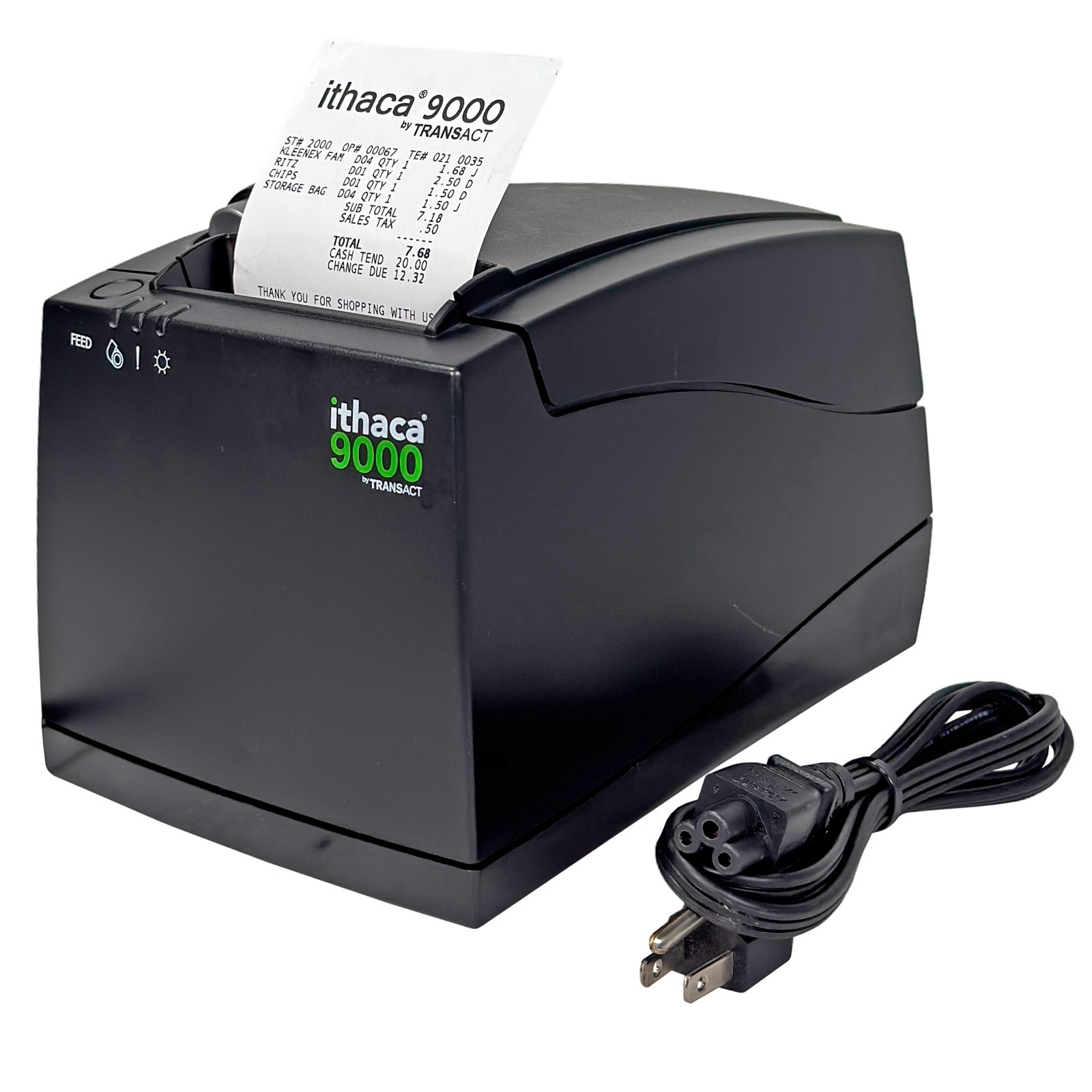 TransAct Ithaca 9000-PL Thermal POS Receipt Printer Parallel Autocutter