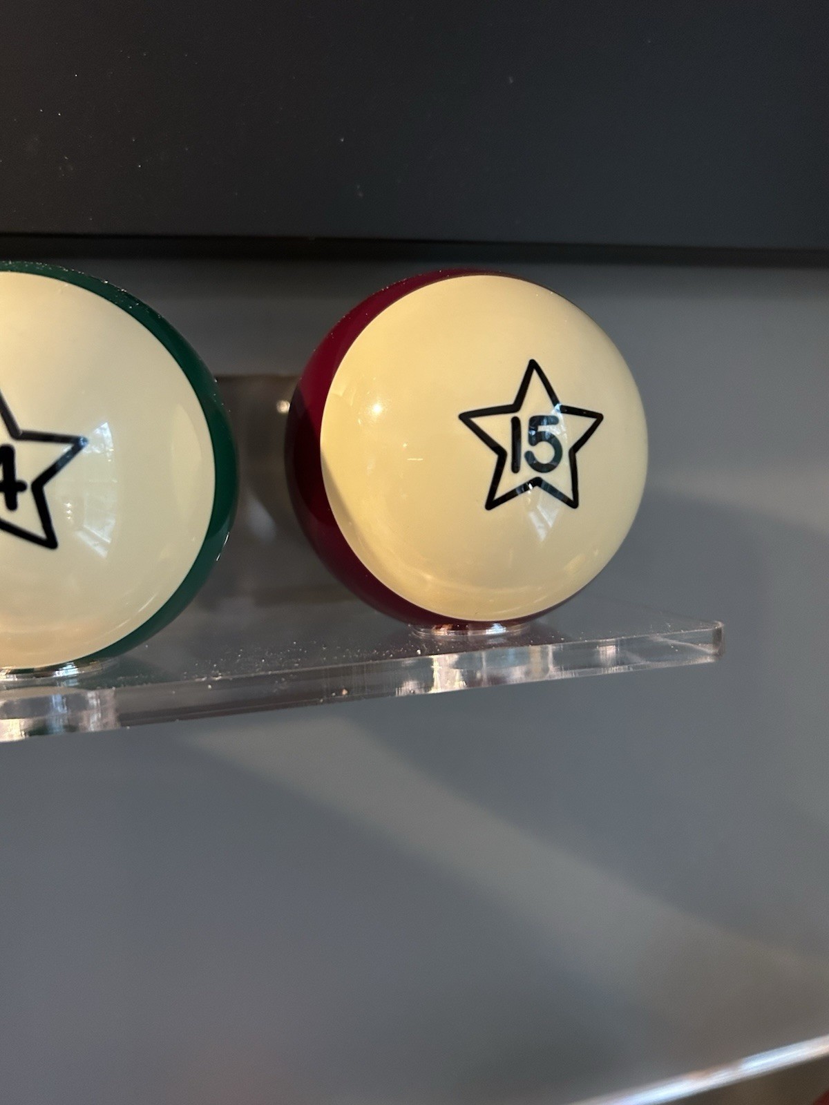 Star Pattern Pool Ball Fifteen 15 Ball