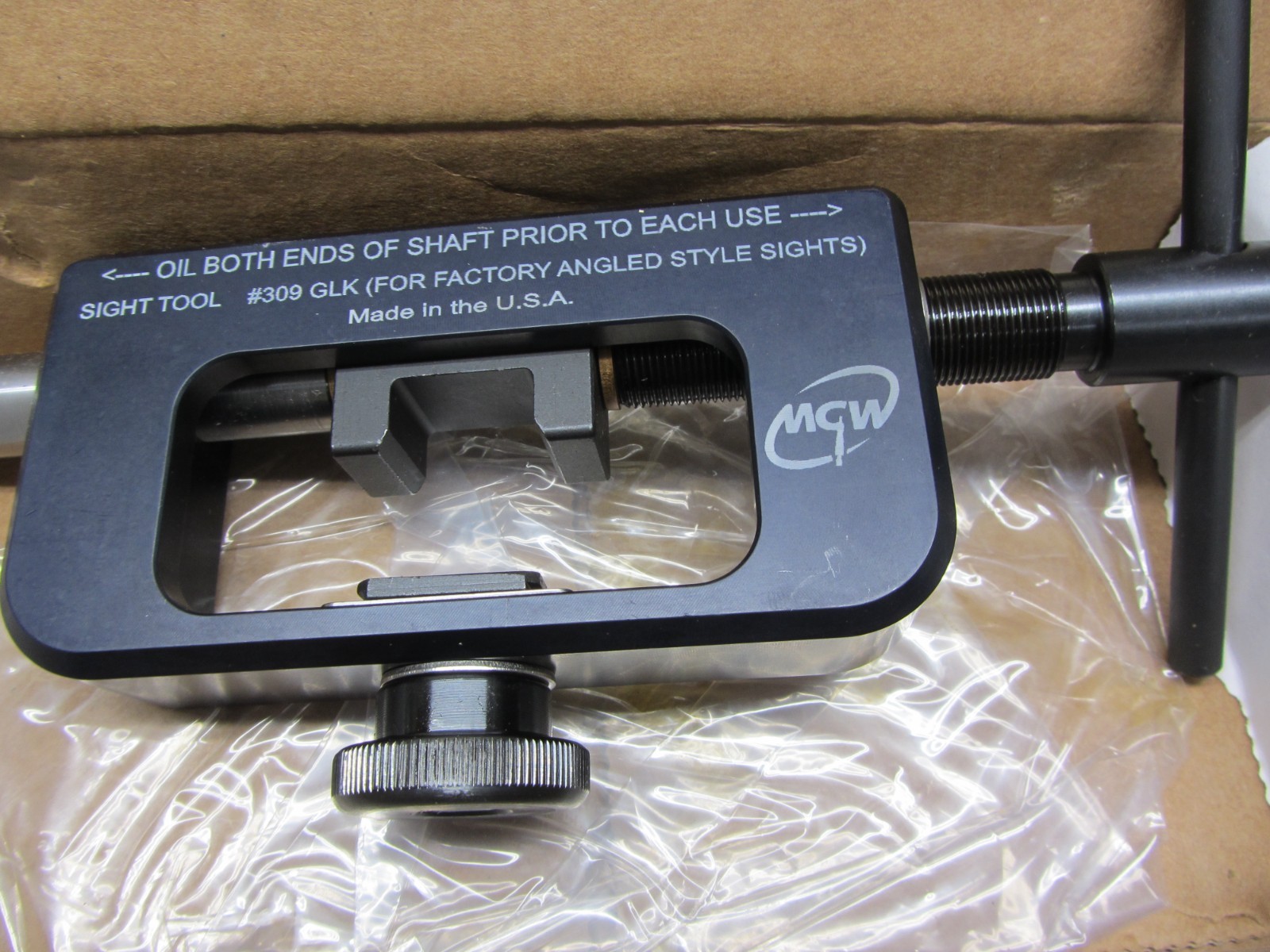 MGW 309 Sight Pusher Adjustment Tool for Glocks for angled sights