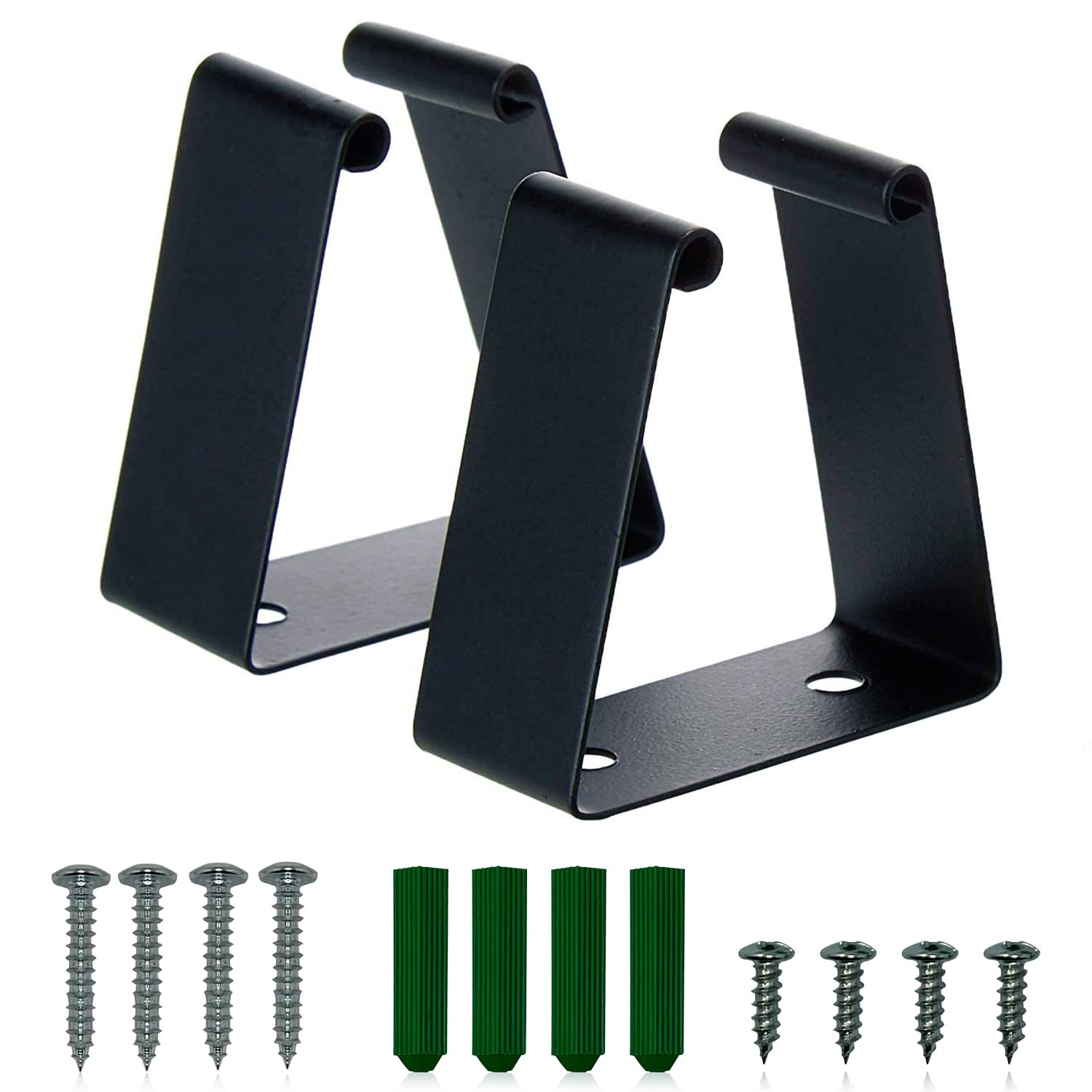 Heavy Duty Metal Power Strip Surge Protector Mounting Brackets, Compatible fo...