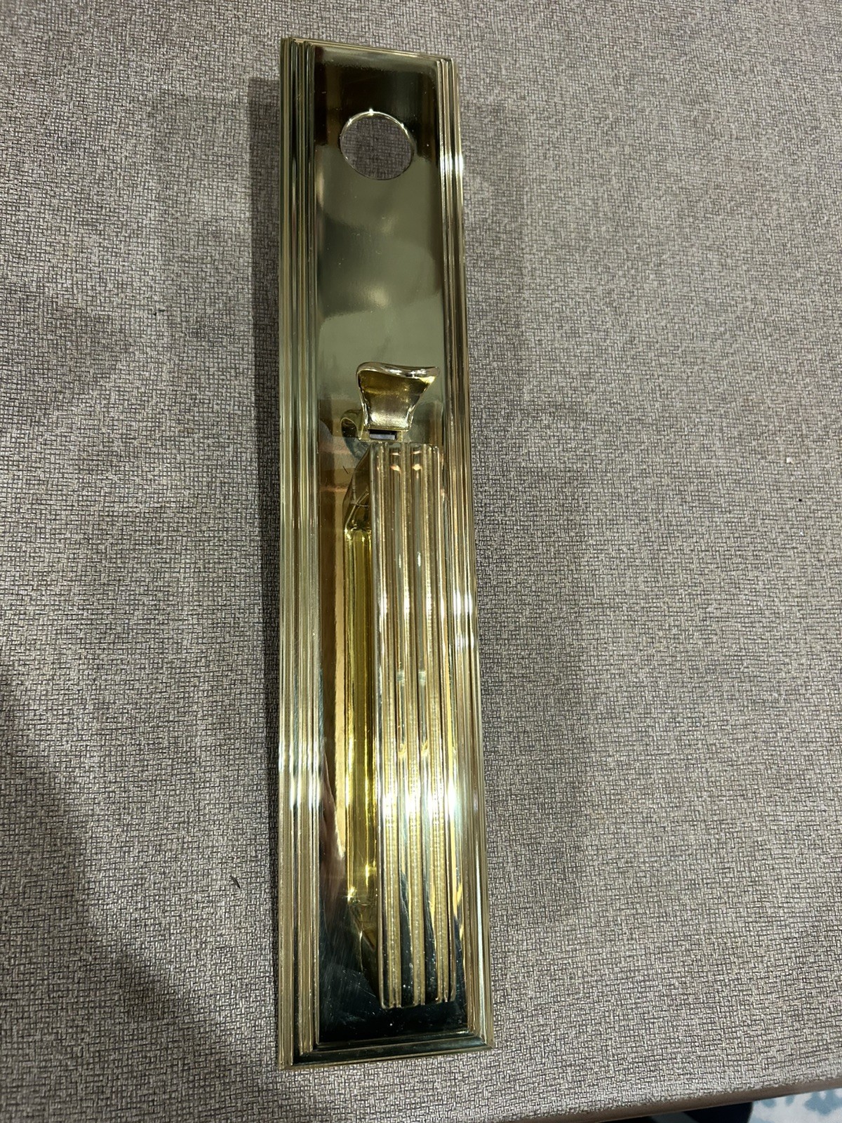 Baldwin Tremont 6605 Exterior Active Face Plate Gold Trim