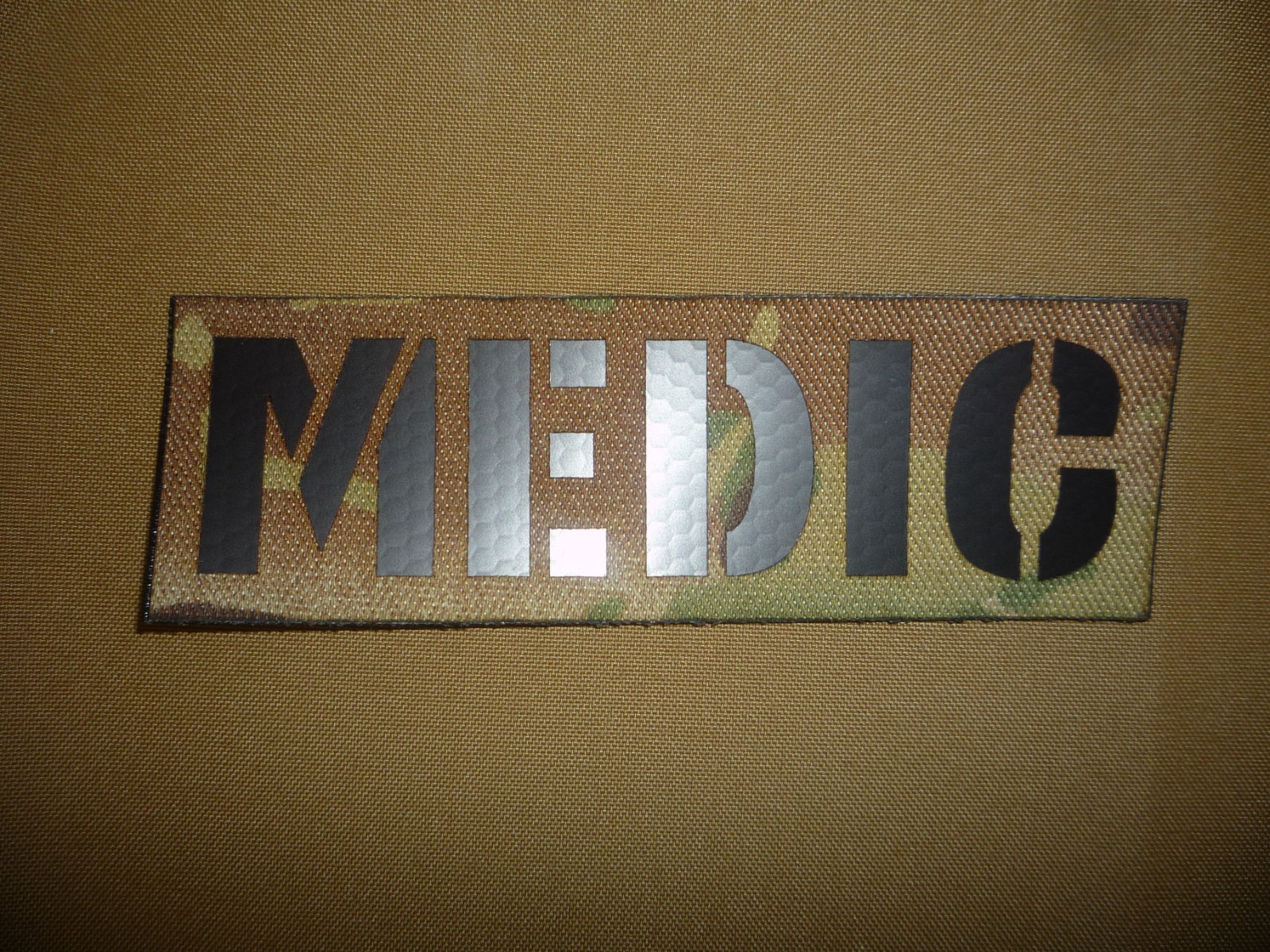 MEDIC MULTICAM NYCO FABRIC IR MB SOLAS PATCH 6"X2" W/VELCRO® BRAND FSTNR