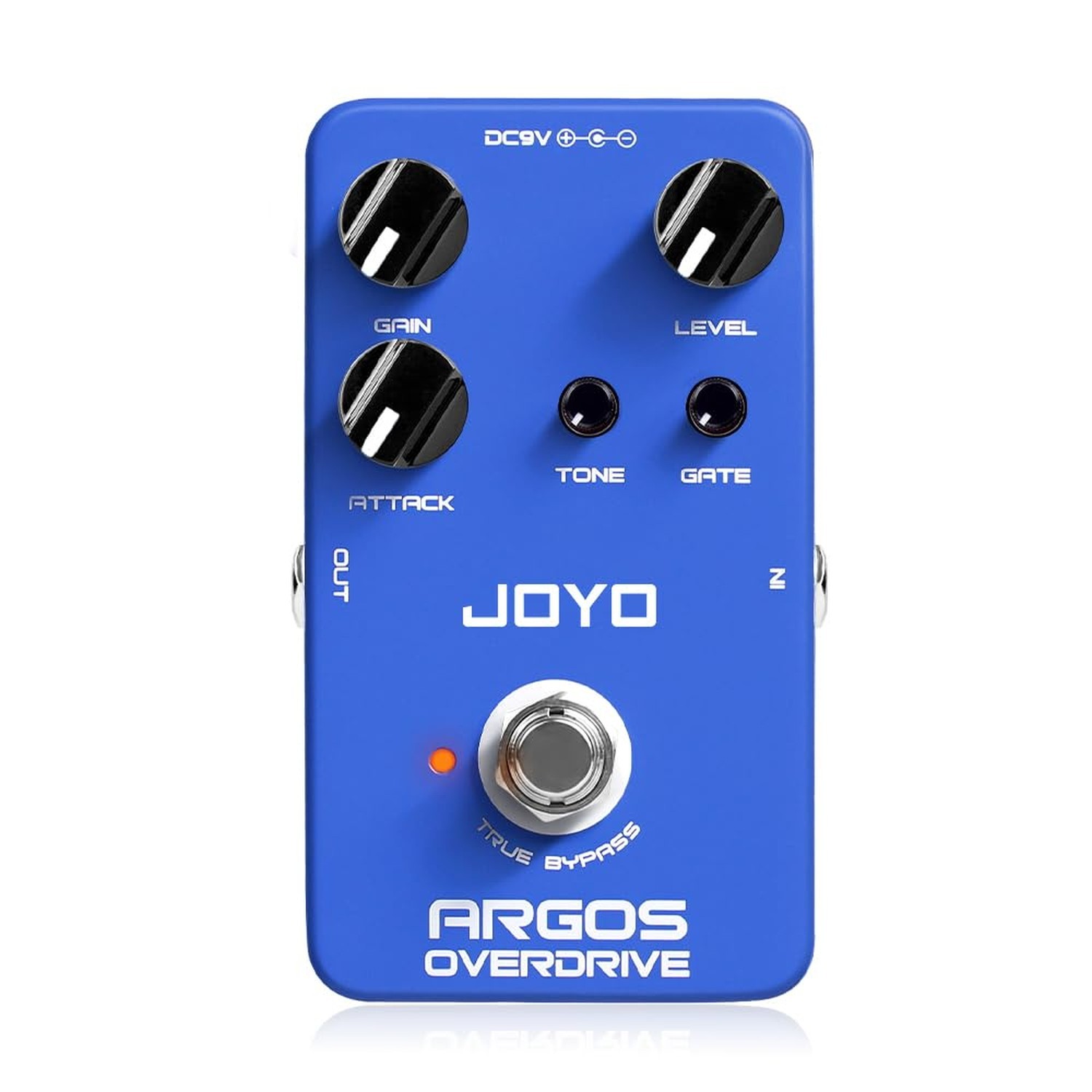 JOYO 6-Mode Overdrive Guitar Pedal, ATTACK with Built-in Adjustable Noise Gat...