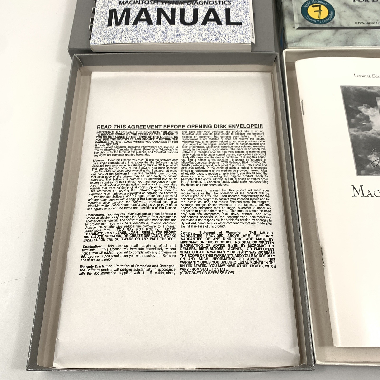 Micromat MAC EKG Macintosh System Diagnostics & Macintosh Utilities For System 7