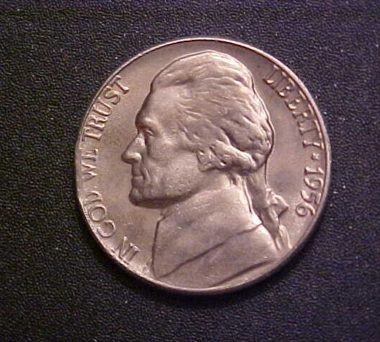 1956-P Minor Clipped Planchet Nickel - Nice ꓤOꓤꓤƎ  Collector Coin! - c2292qdt