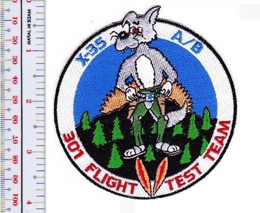US Air Force USA301 Flight Test Team X-35 A-B JSF Lockheed Martin NO TARIFF