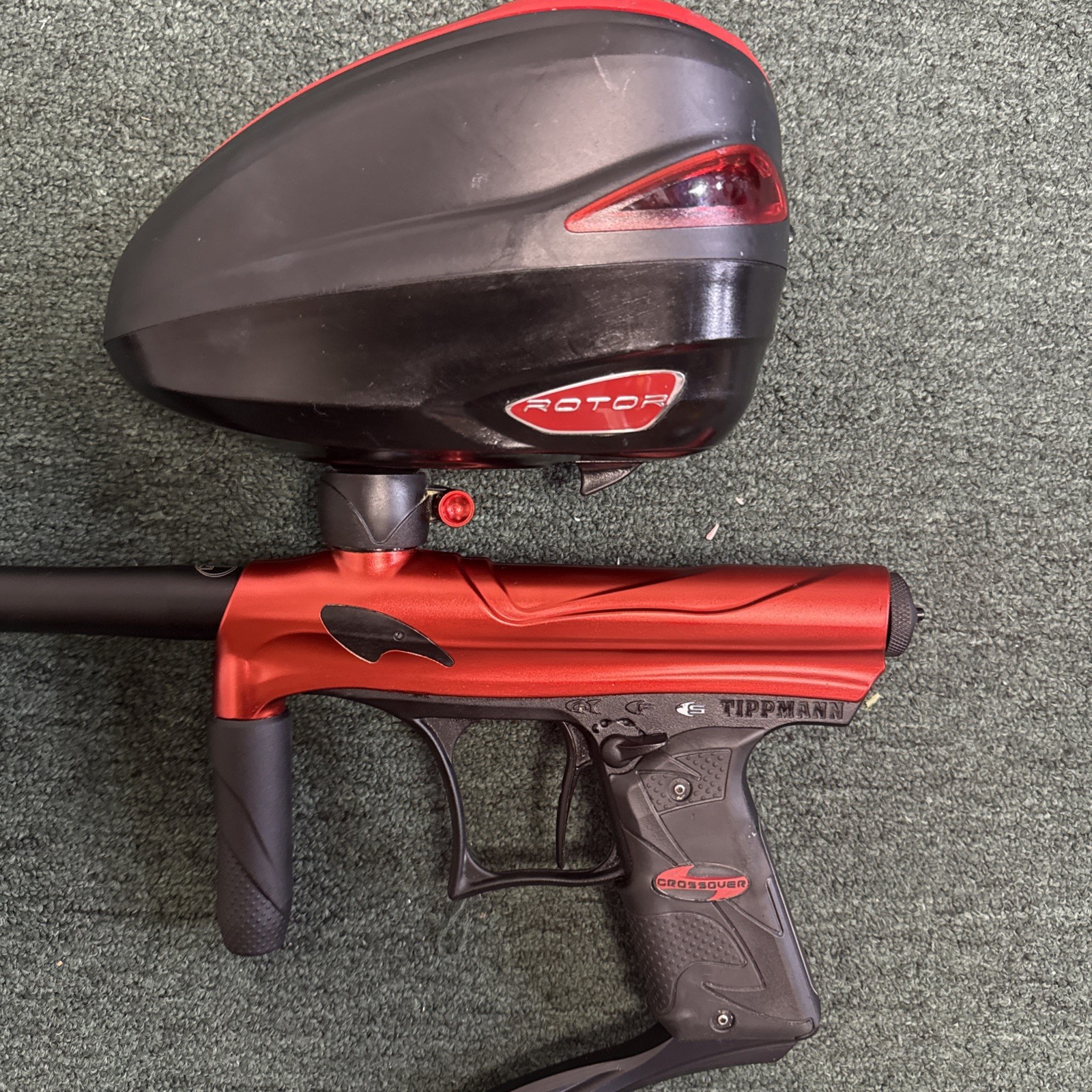 Tippmann Crossover Paintball Red W/ Paintballs