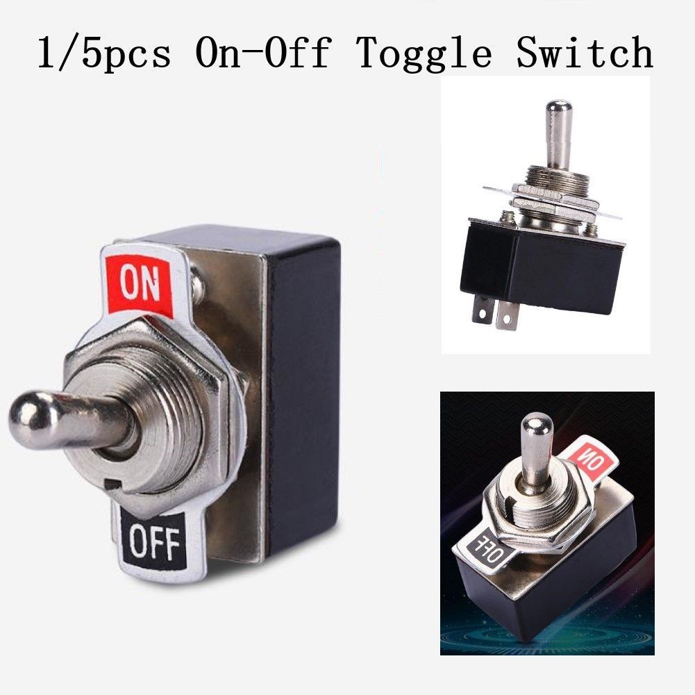 Brand New for TOGGLE Switch SPST 6A On/Off SPST Switch for TOGGLE 12mm 1PCS 2