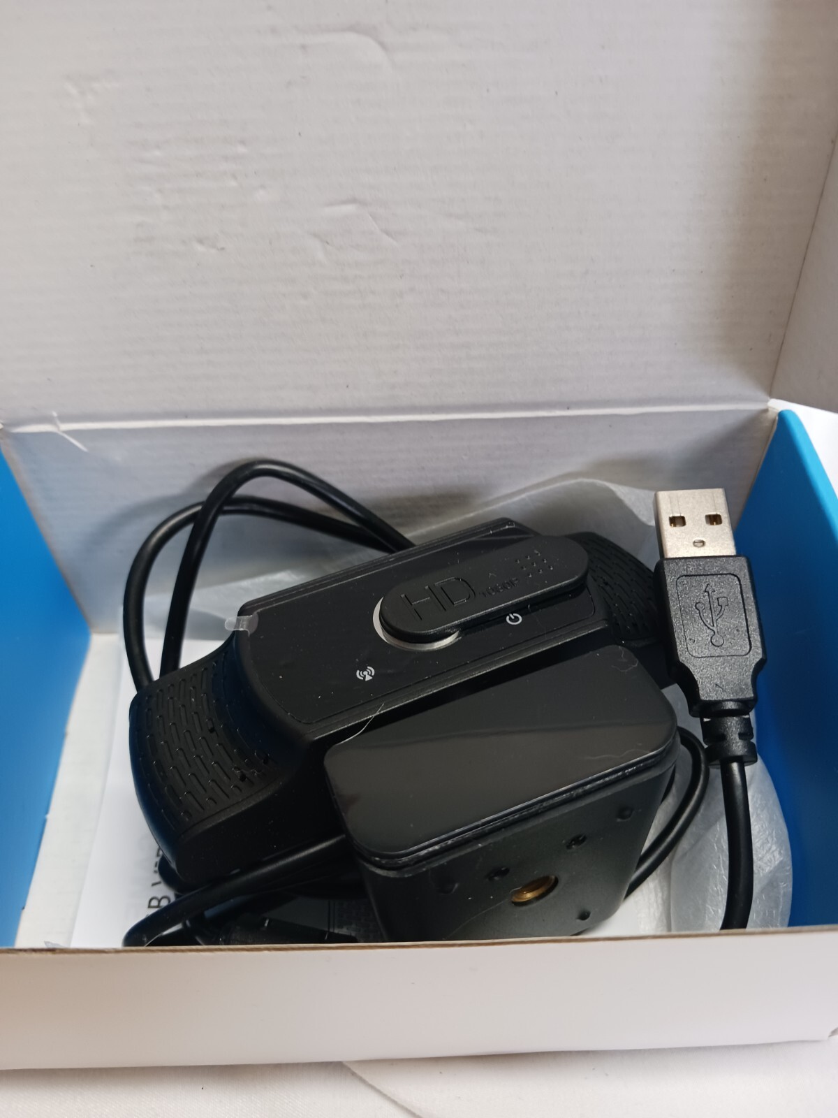 360 USB Adjustable Webcam Camera With Microphone