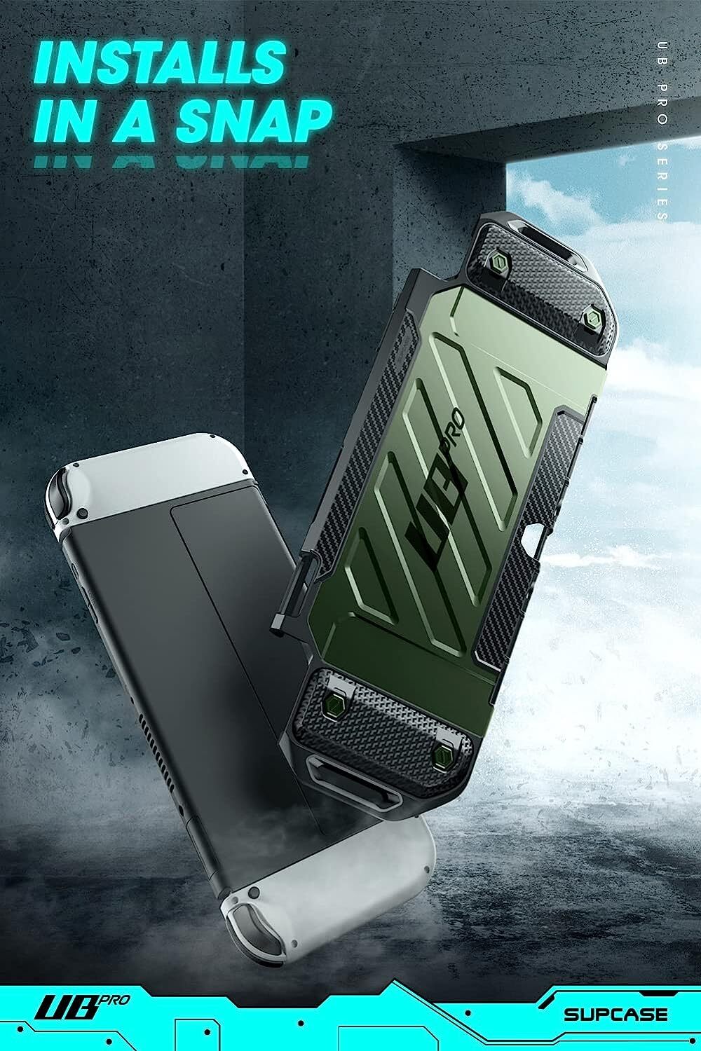 SUPCASE UBPro Case for Nintendo Switch OLED 2021 Dockable Rugged Protective Case