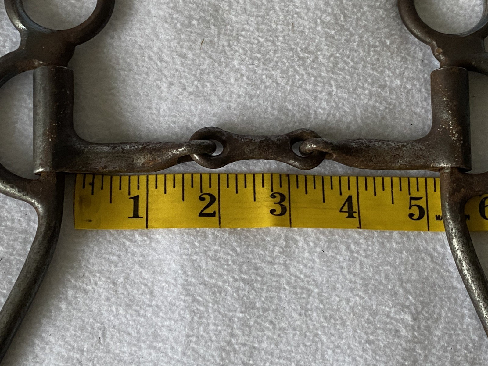 HAND MADE Sweet Iron 5" DogBone Snaffle Mouth BIT~8" Cheek~DUTTON?~GREAT Using