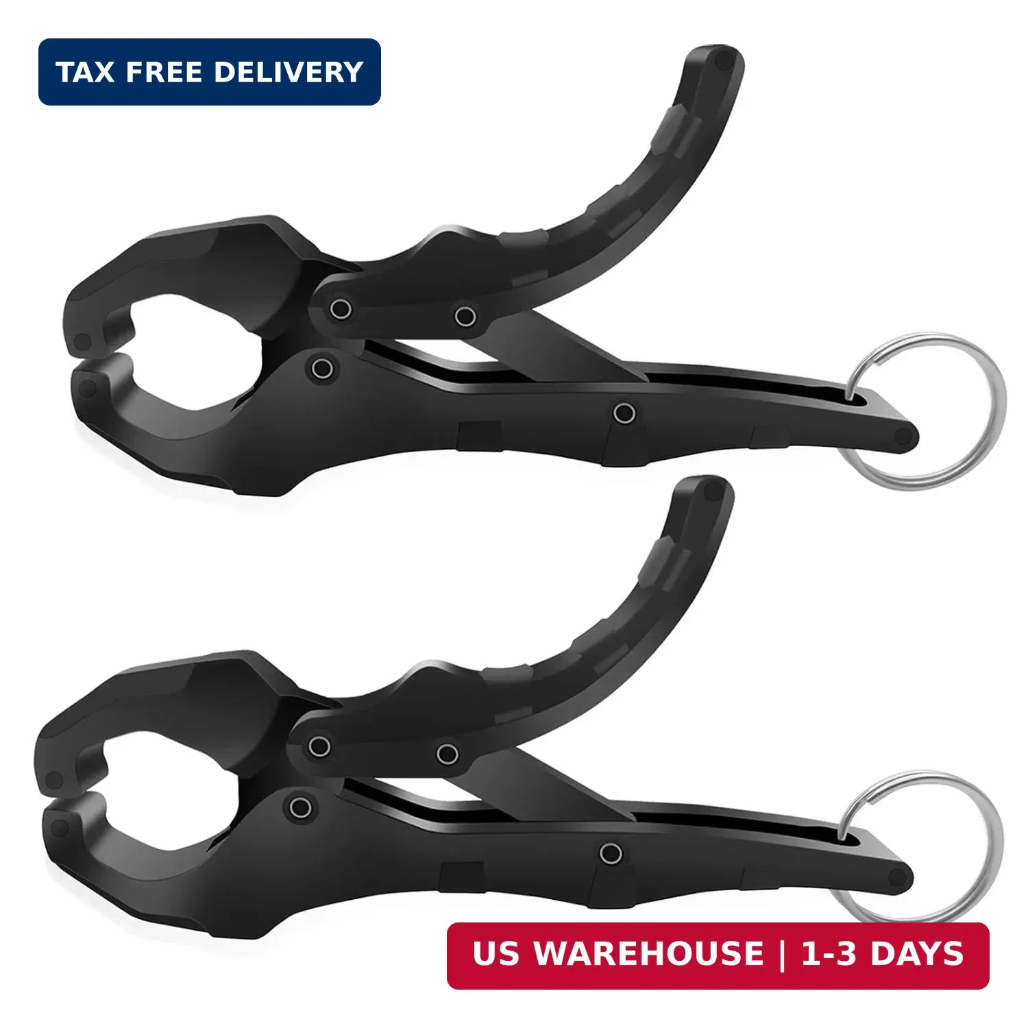 4.5'' Fish Lip Gripper, Digital Scale Hook Non-Puncture Replacement Clamp - Fish